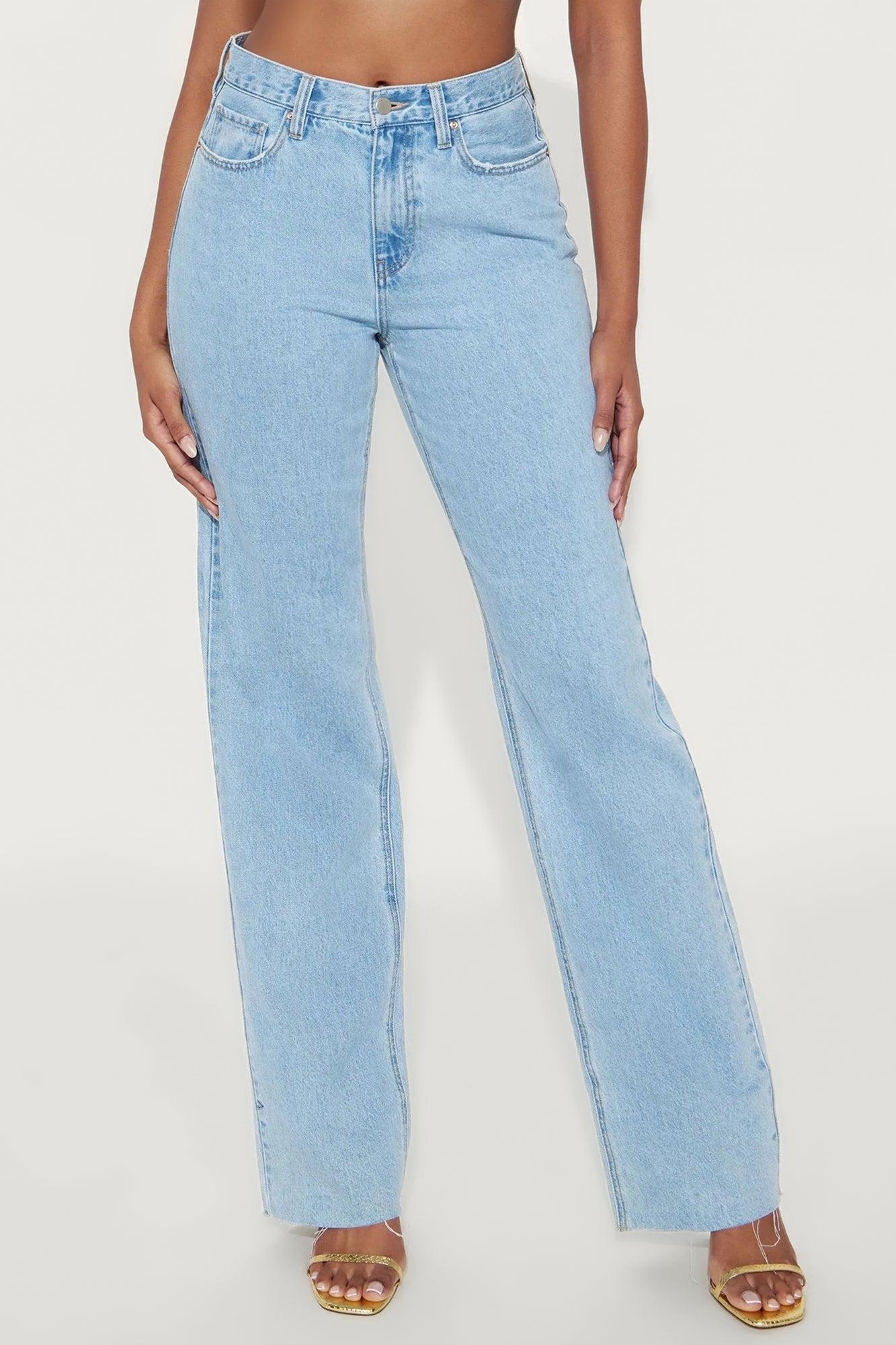 Tall Winona 90's Wide Leg Jeans - Medium Blue Wash Female Product Image