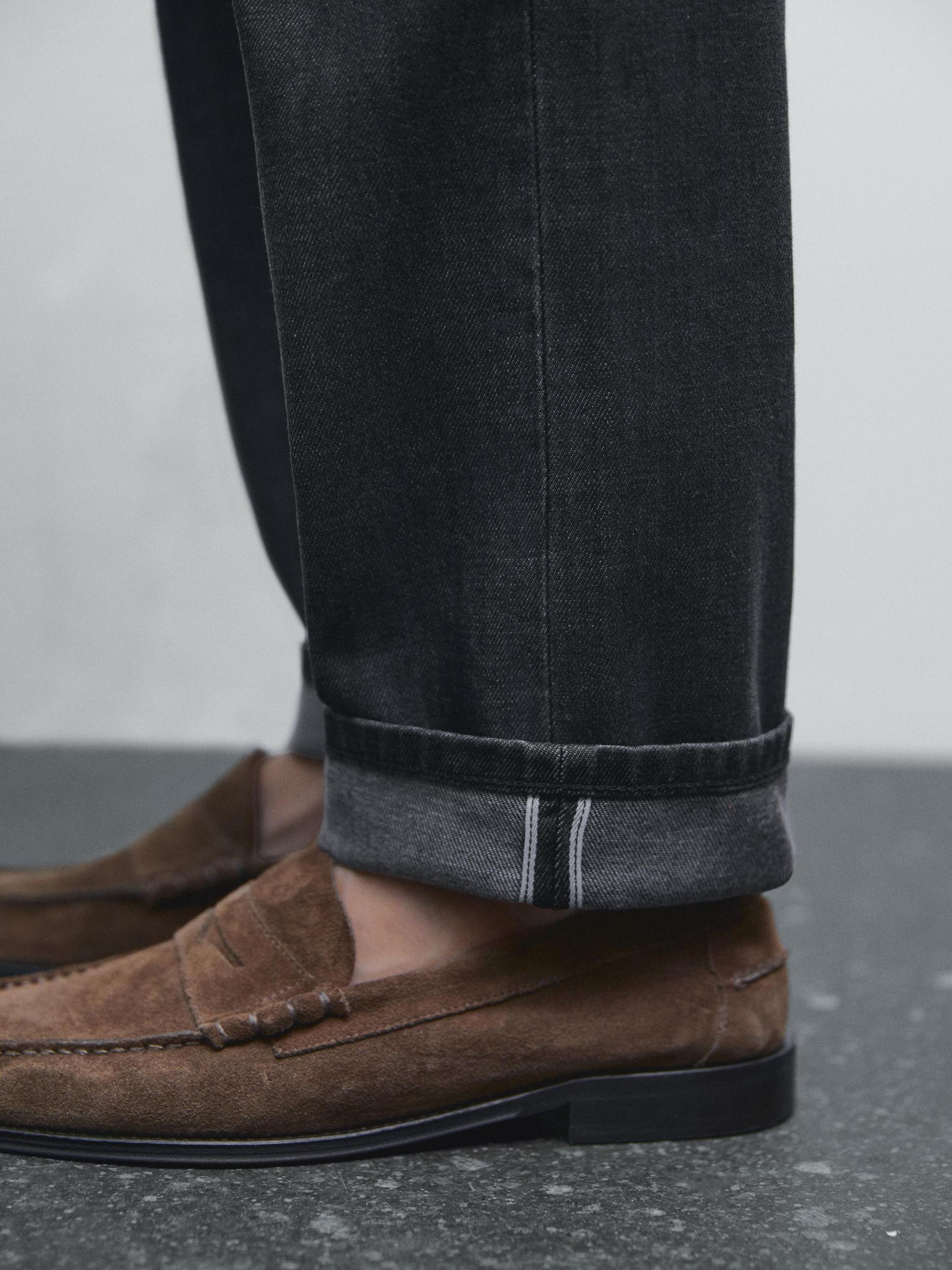 Selvedge fit jeans Product Image