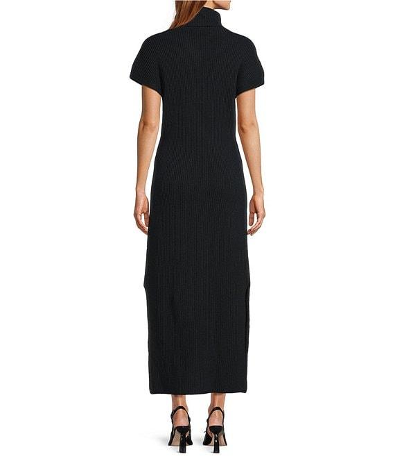 Antonio Melani Elliot Cashmere Turtleneck Cap Sleeve Maxi Sweater Dress Product Image