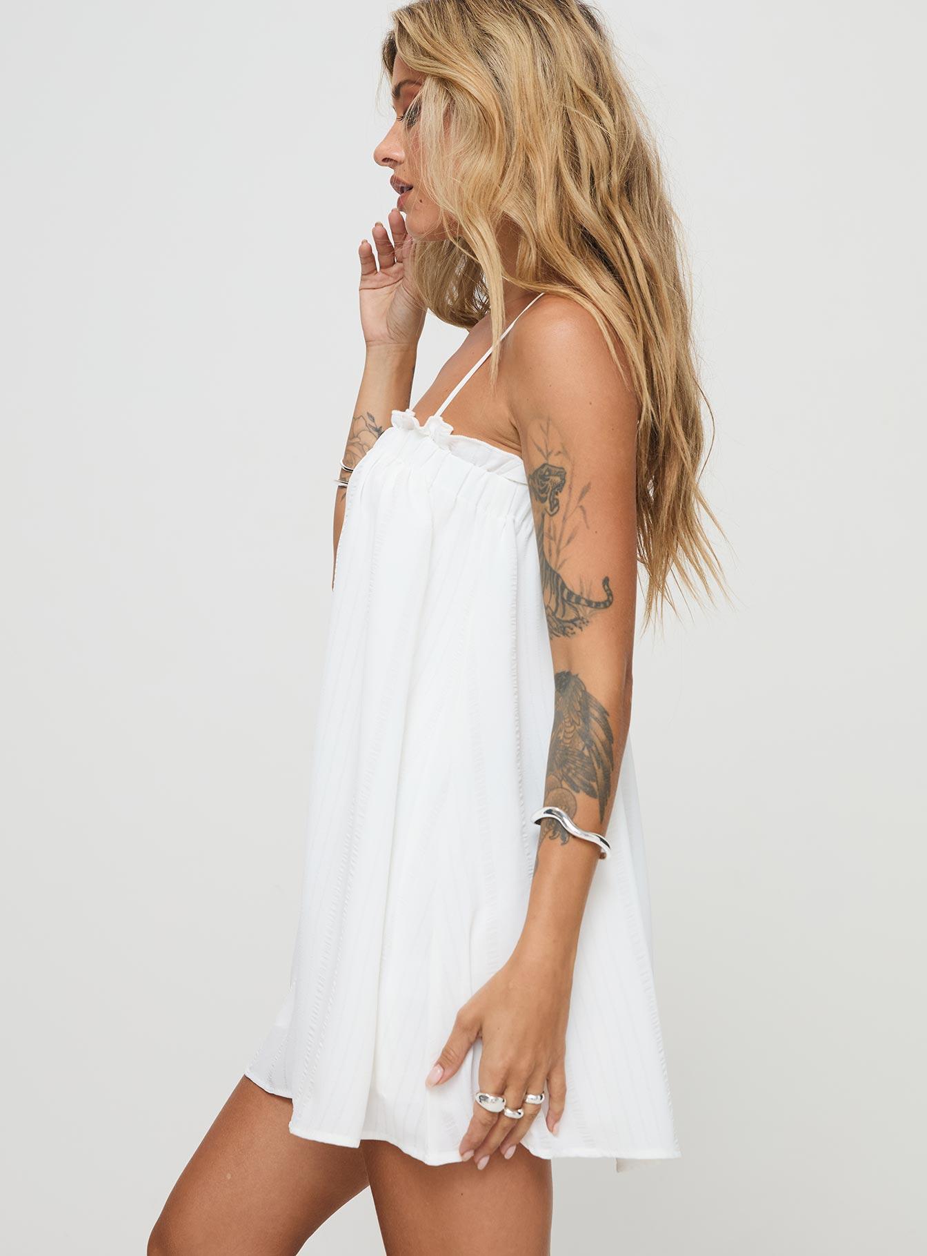 Marsaline Mini Dress White Product Image