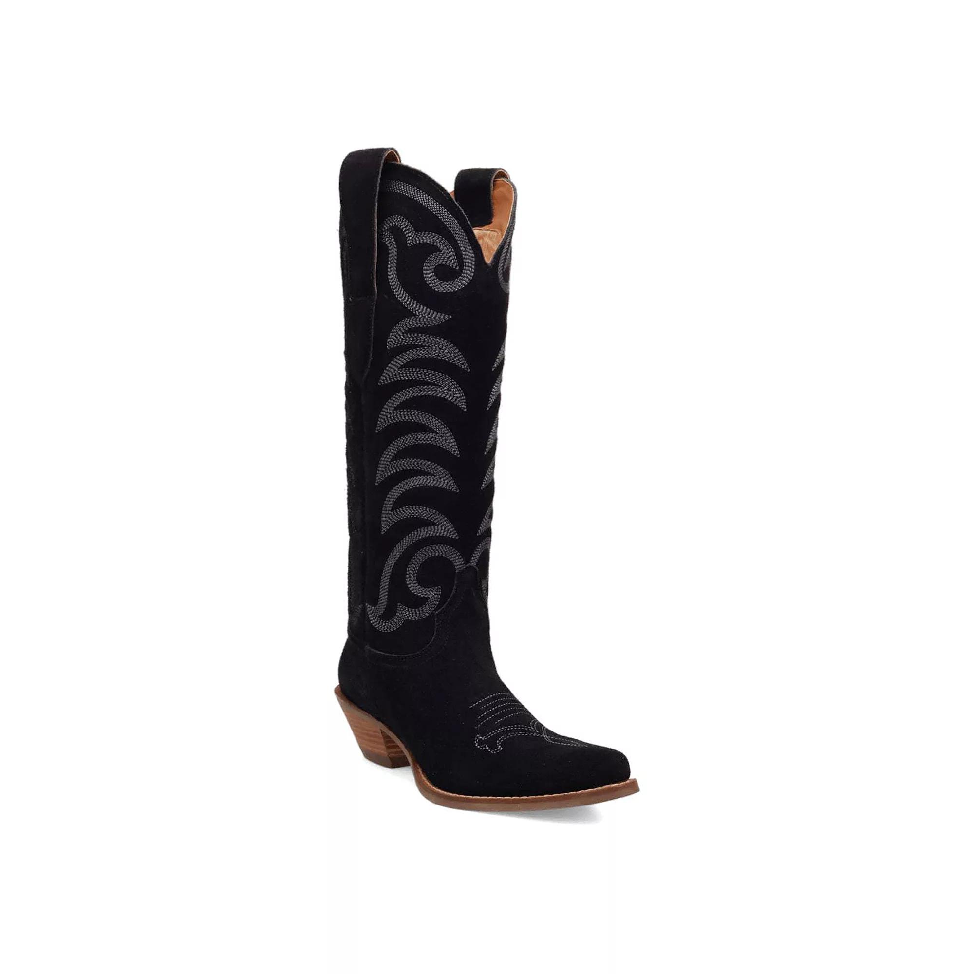 Dingo Movin' On Women's Suede Knee-High Western Boots,  Product Image