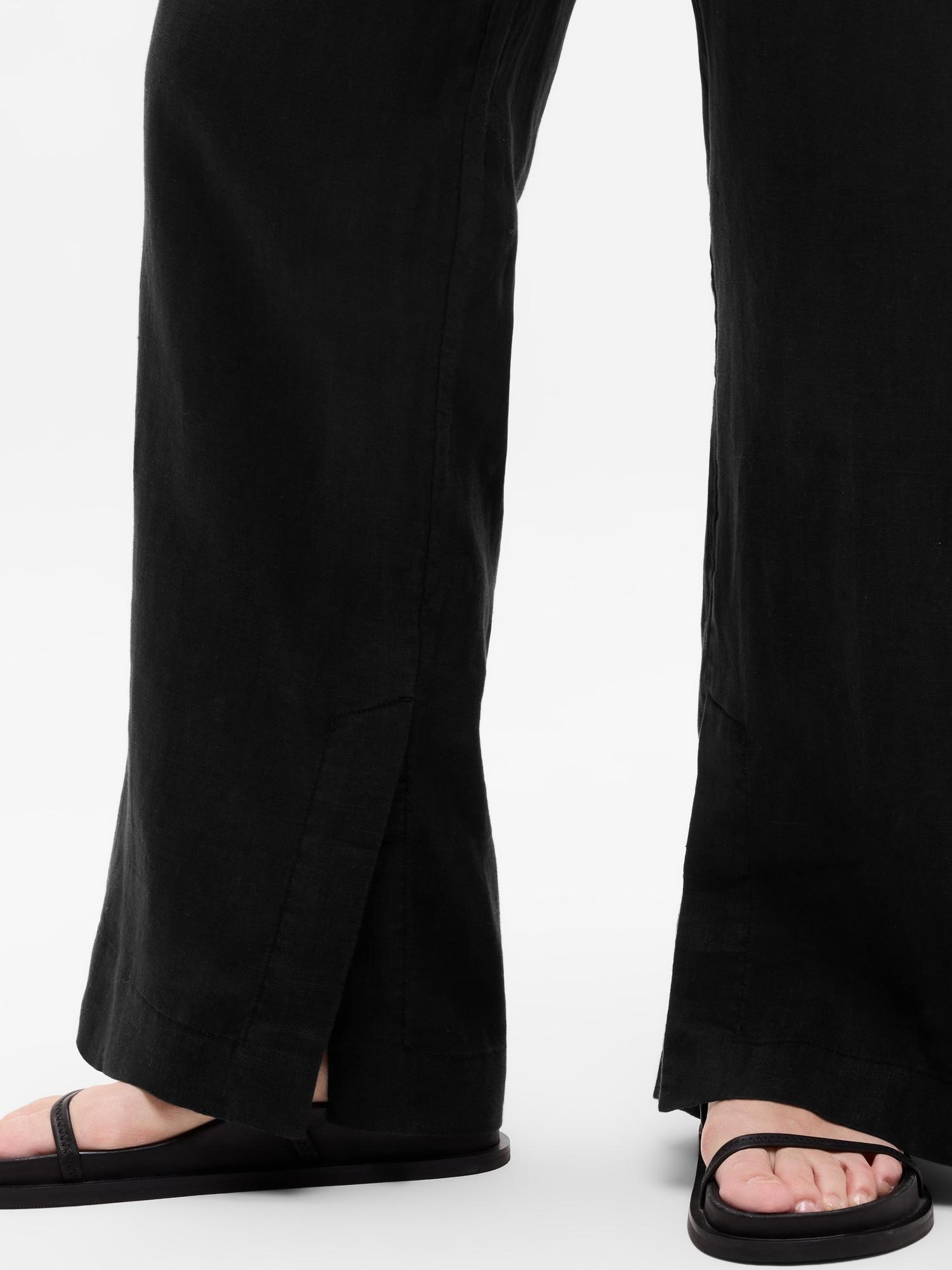 Retreat Linen High Rise Wide Leg Pant Product Image