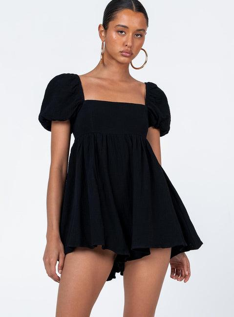 Lorna Romper Black Product Image