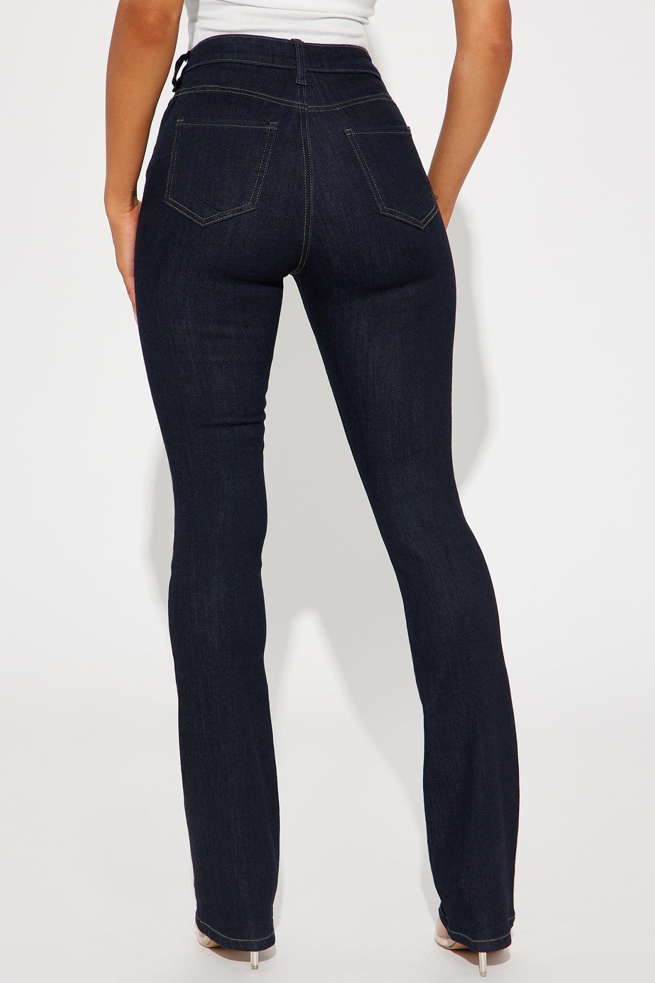 Amaya Sculpting Stretch Bootcut Jeans - Dark Wash Product Image