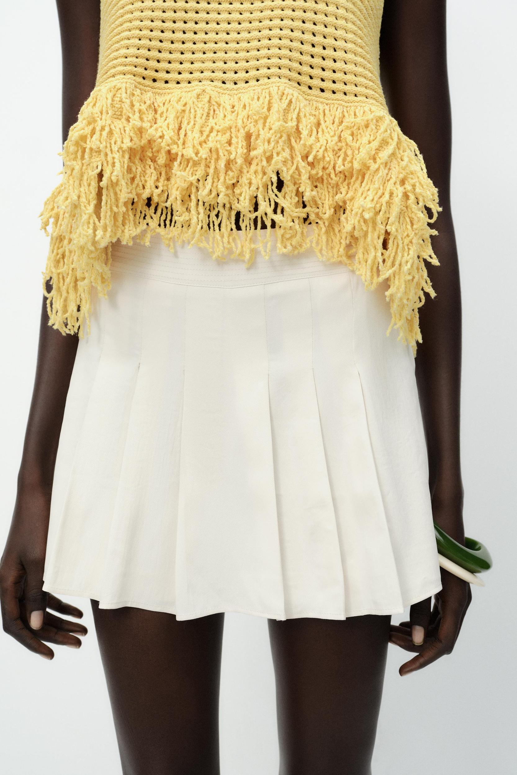 PLEATED MINI SKORT Product Image