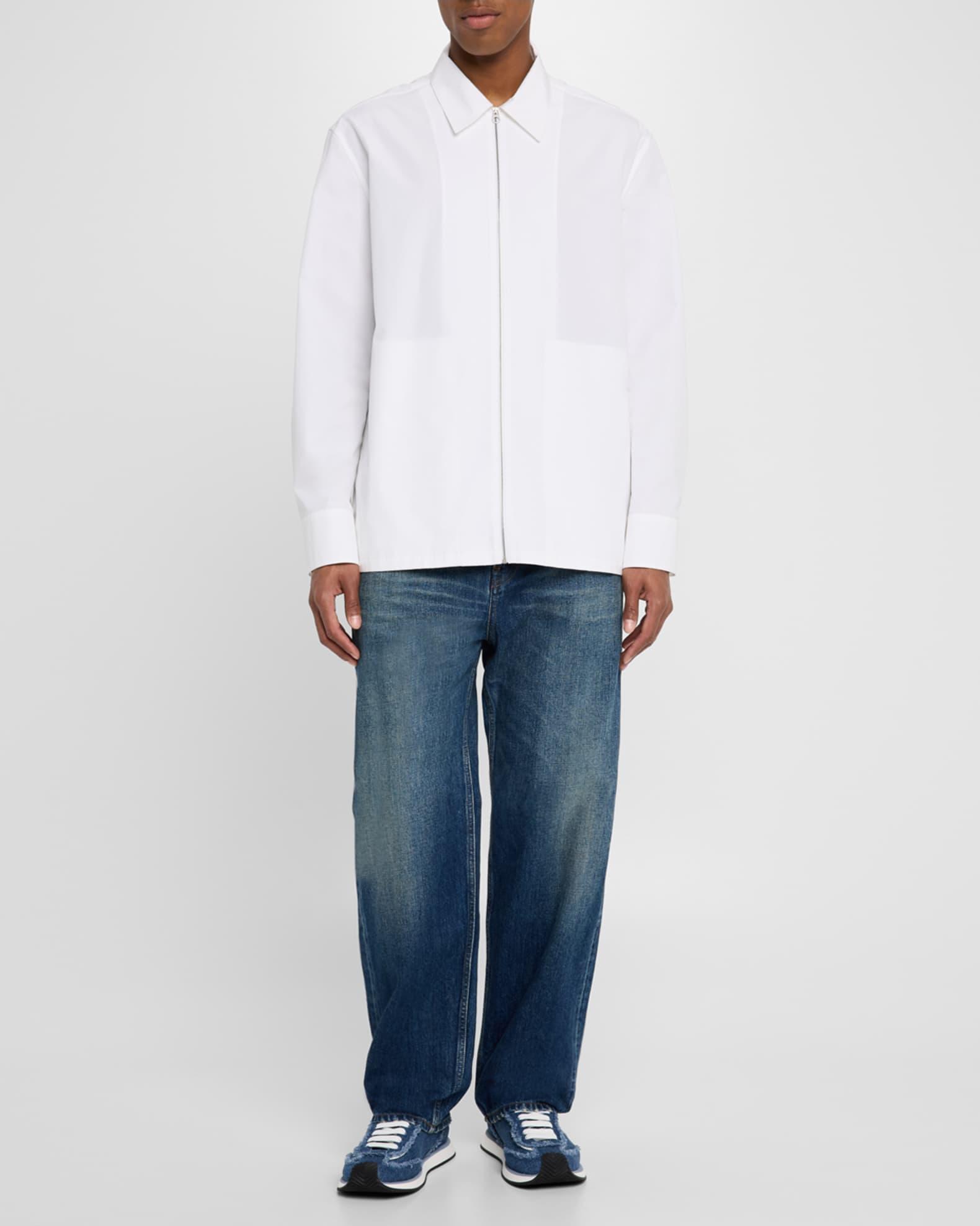 Men's Frayed Denim DG Low-Top Sneakers Product Image