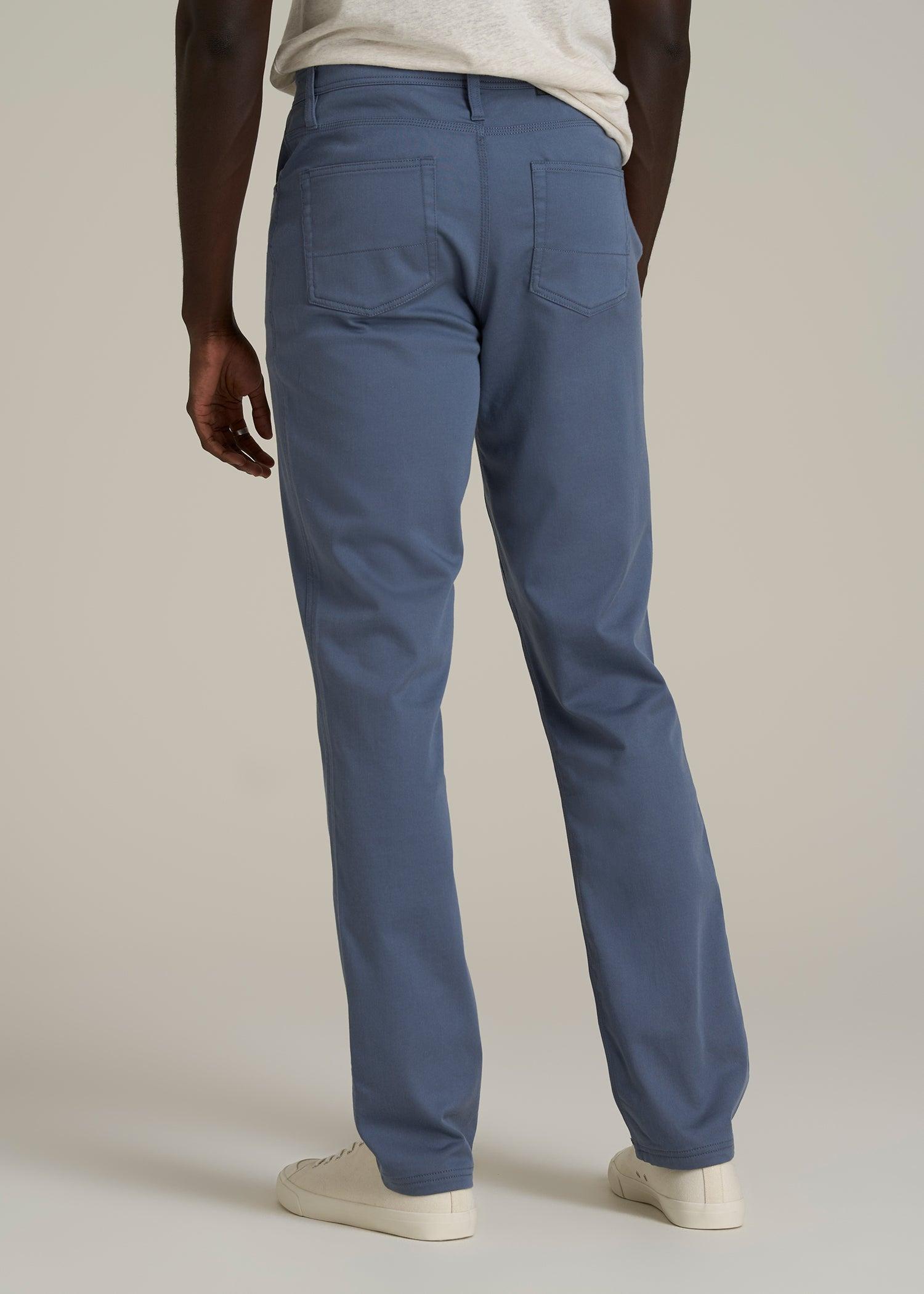 Everyday Comfort 5-Pocket TAPERED-FIT Pant for Tall Men in Blue Slate Male Product Image