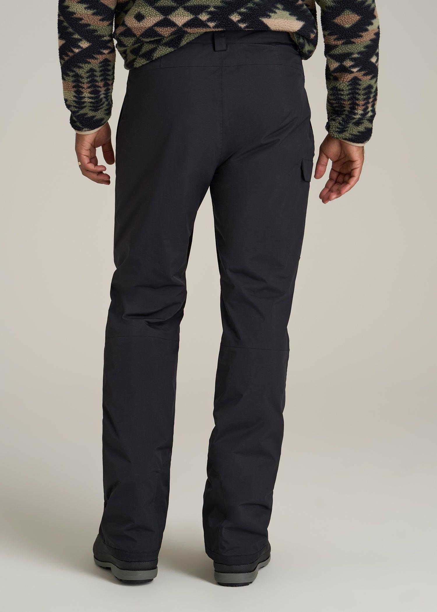Snow Pants for Tall Men in Black Product Image