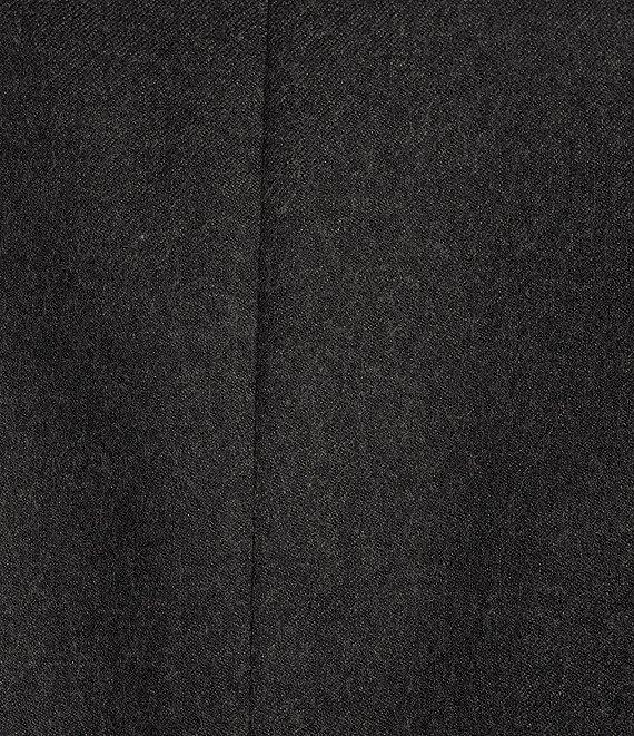 Hickey Freeman Modern Fit Flat Front Solid Flannel 2-Piece Suit Product Image