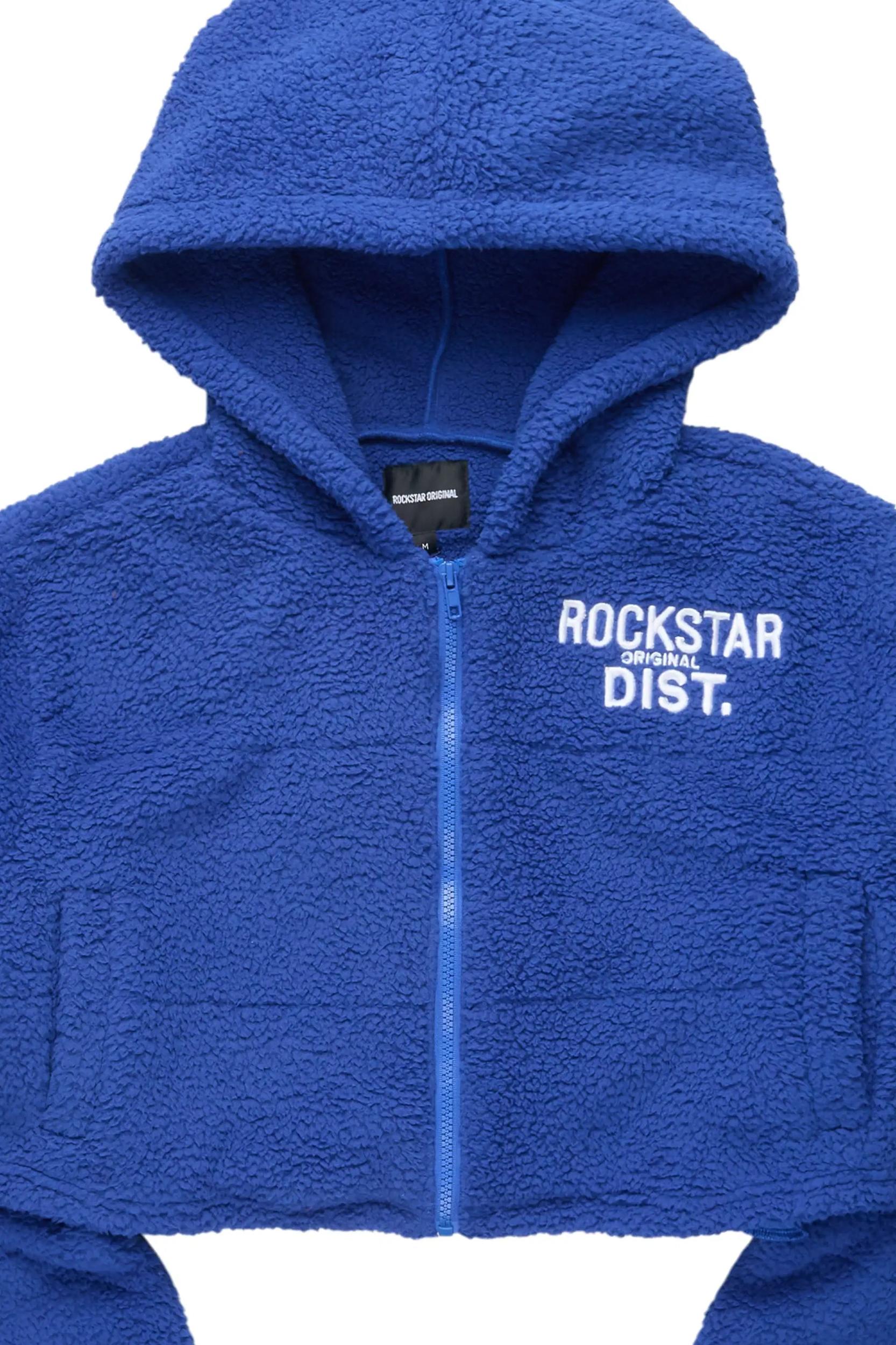 Kimani Royal Blue Sherpa Jacket Female Product Image