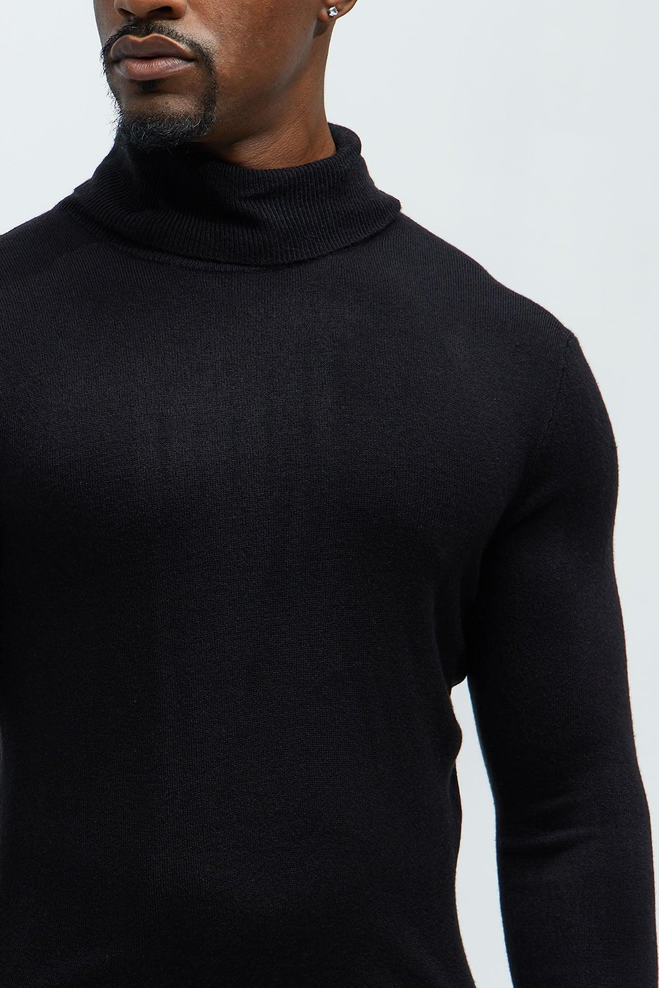 DeAngelo Turtleneck Sweater - Black Male Product Image