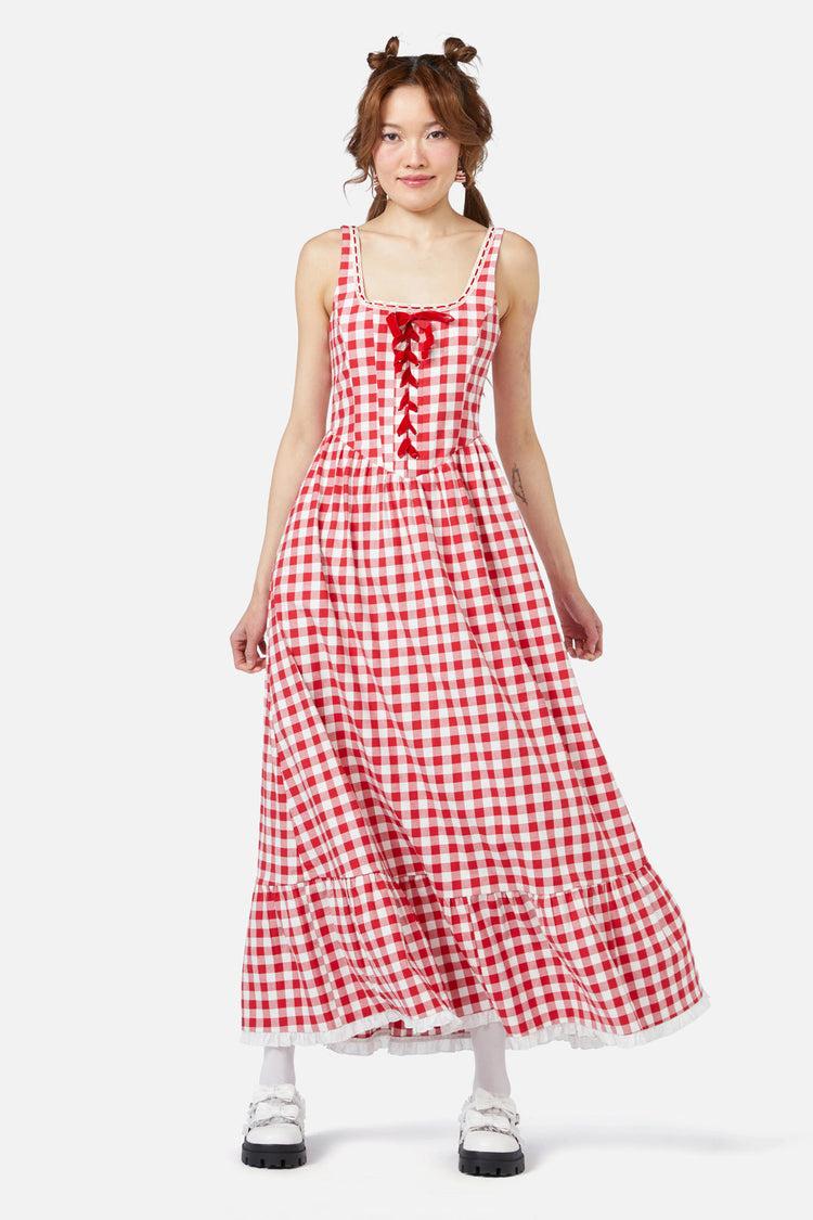 Jam Gingham Corset Dress Product Image