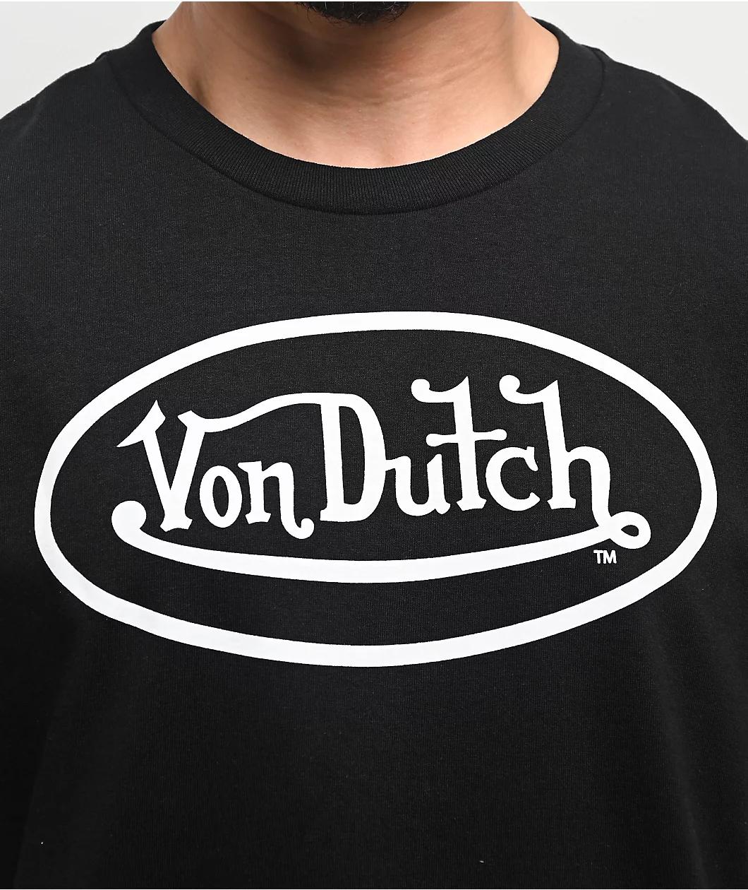Von Dutch Logo Black T-Shirt Product Image