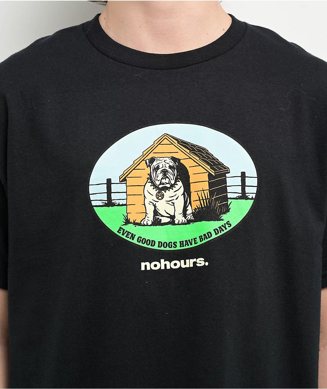 NoHours Bad Days Black T-Shirt Product Image