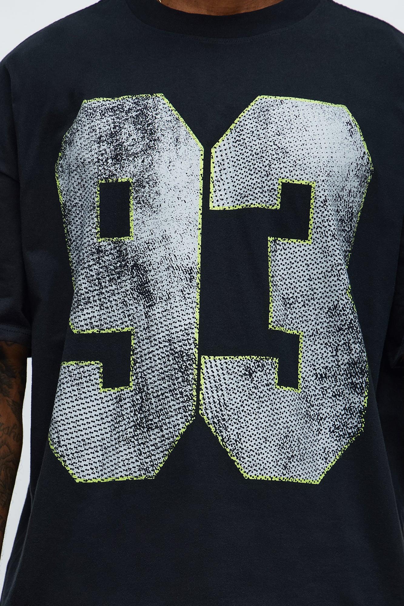 How We Chill From 93 Till Boxy Short Sleeve Tee - Black Male Product Image