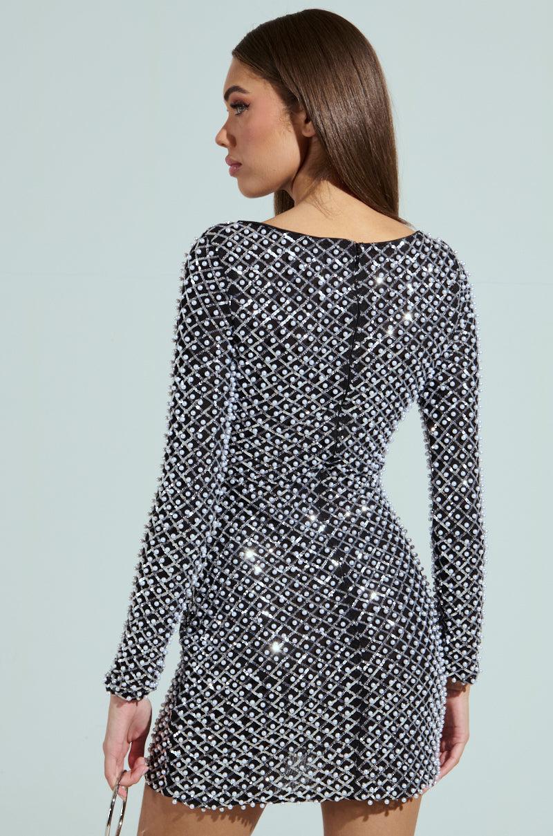 A HAMPTONS HOLIDAY PEARL MINI DRESS Product Image