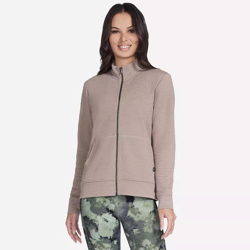 Women's Skechers® The Go Walk® Ottoman Cozy Fit Zip-Up Jacket,  Product Image