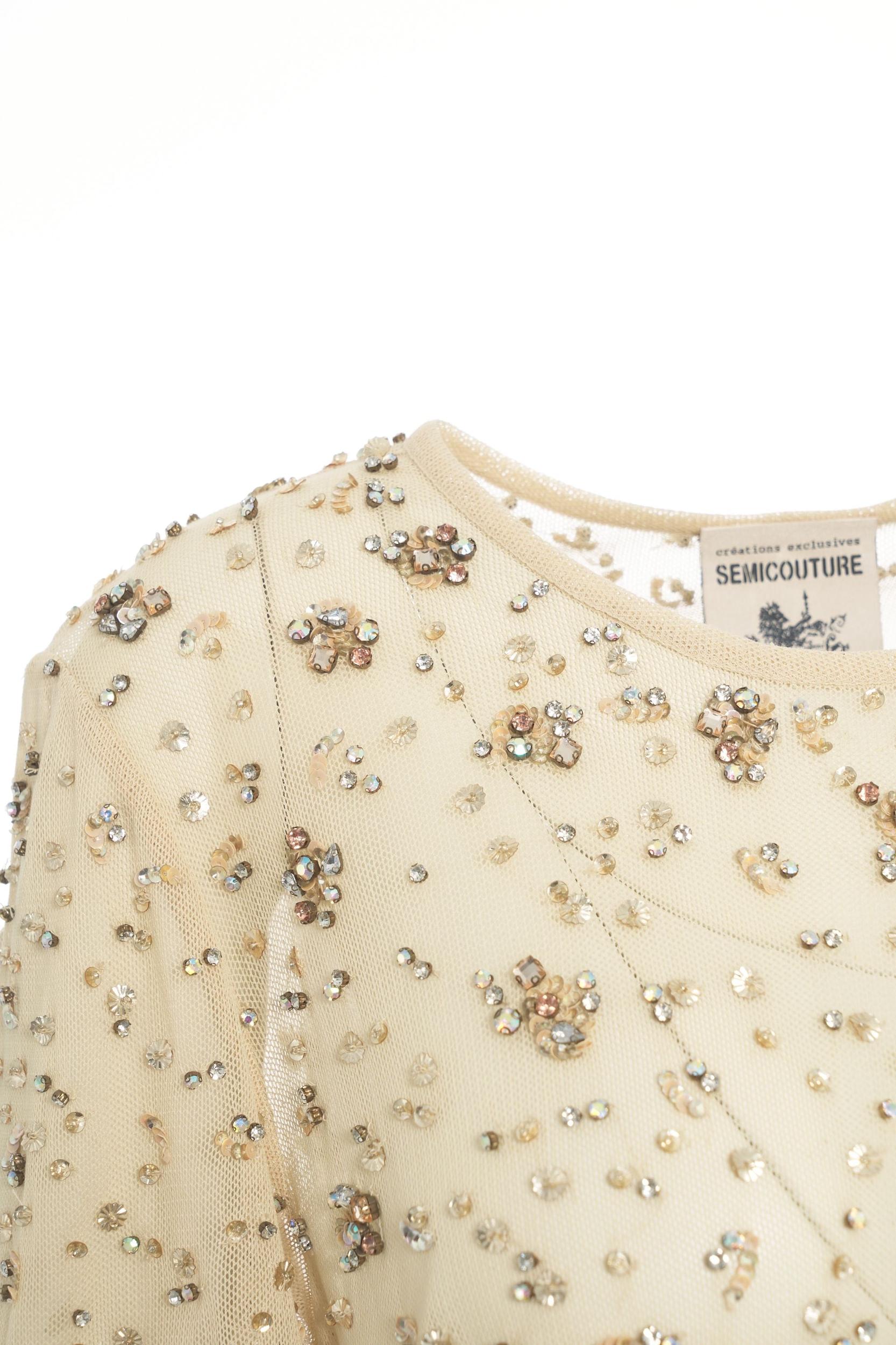 T-shirt with rhinestones 'Louisa' Product Image