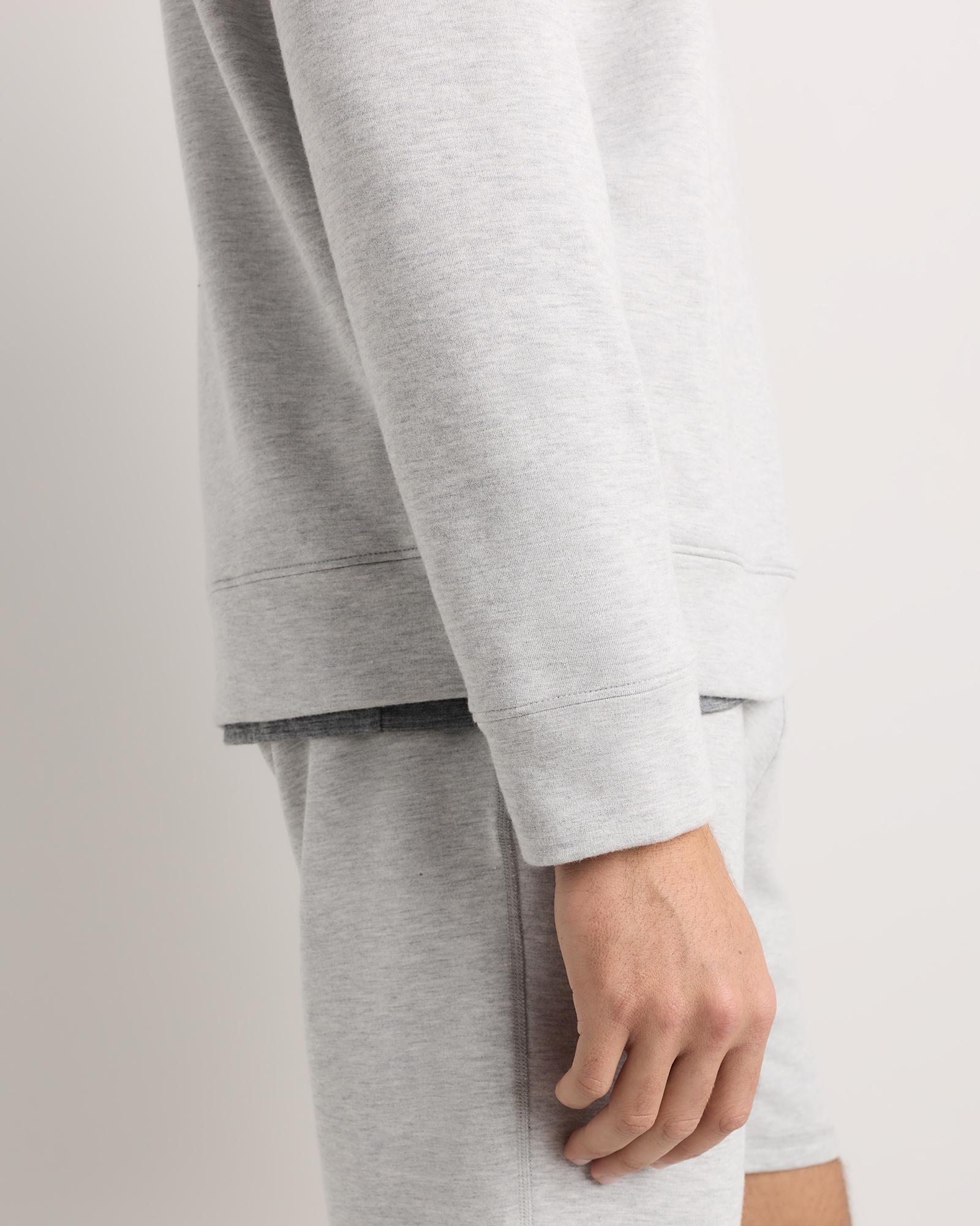 Quince | Men's Supersoft Fleece Crew Neck Alpaca Sweater Size XL, Lenzing Modal Product Image