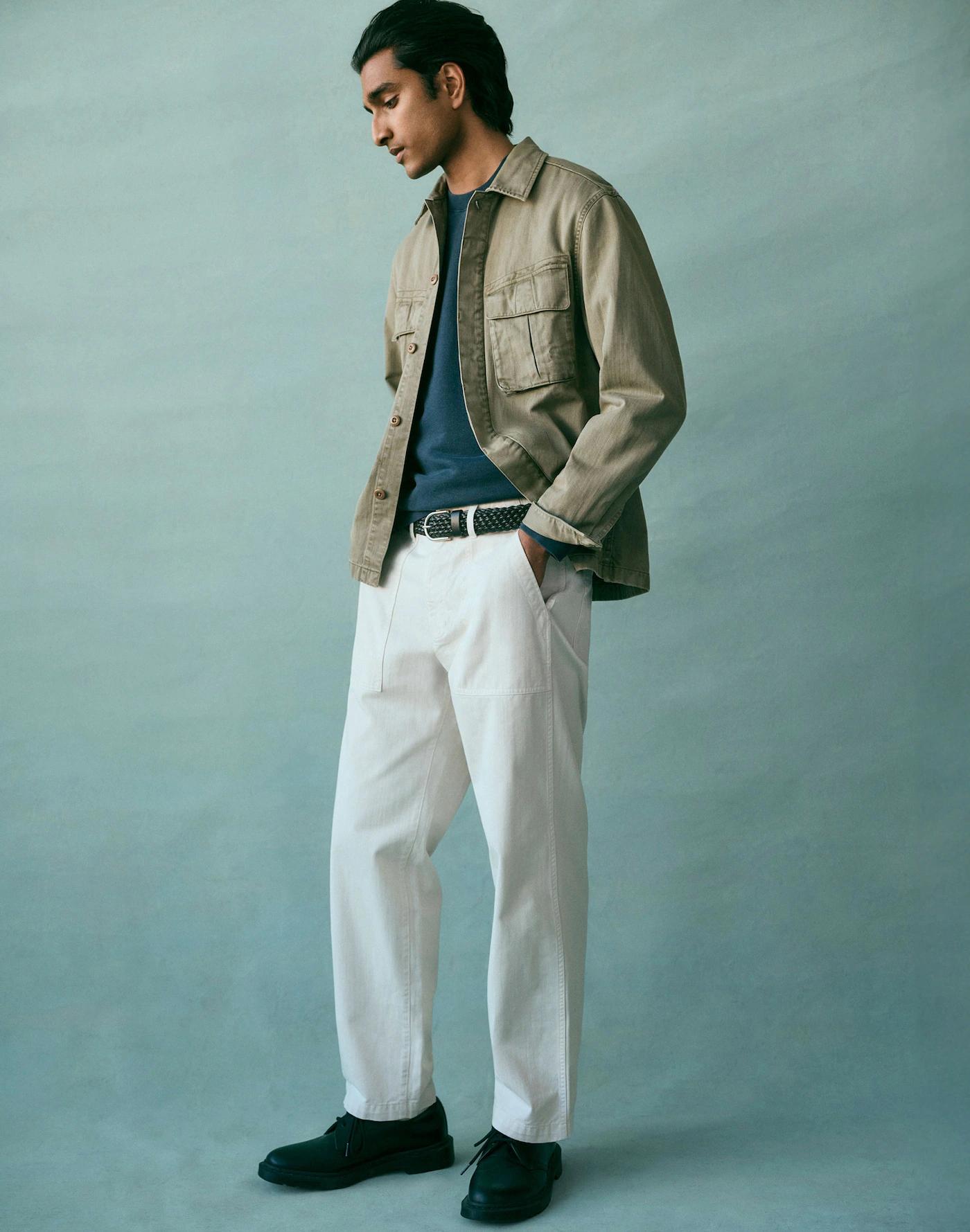 Fatigue Pants in Garment-Dyed Cotton Twill Product Image