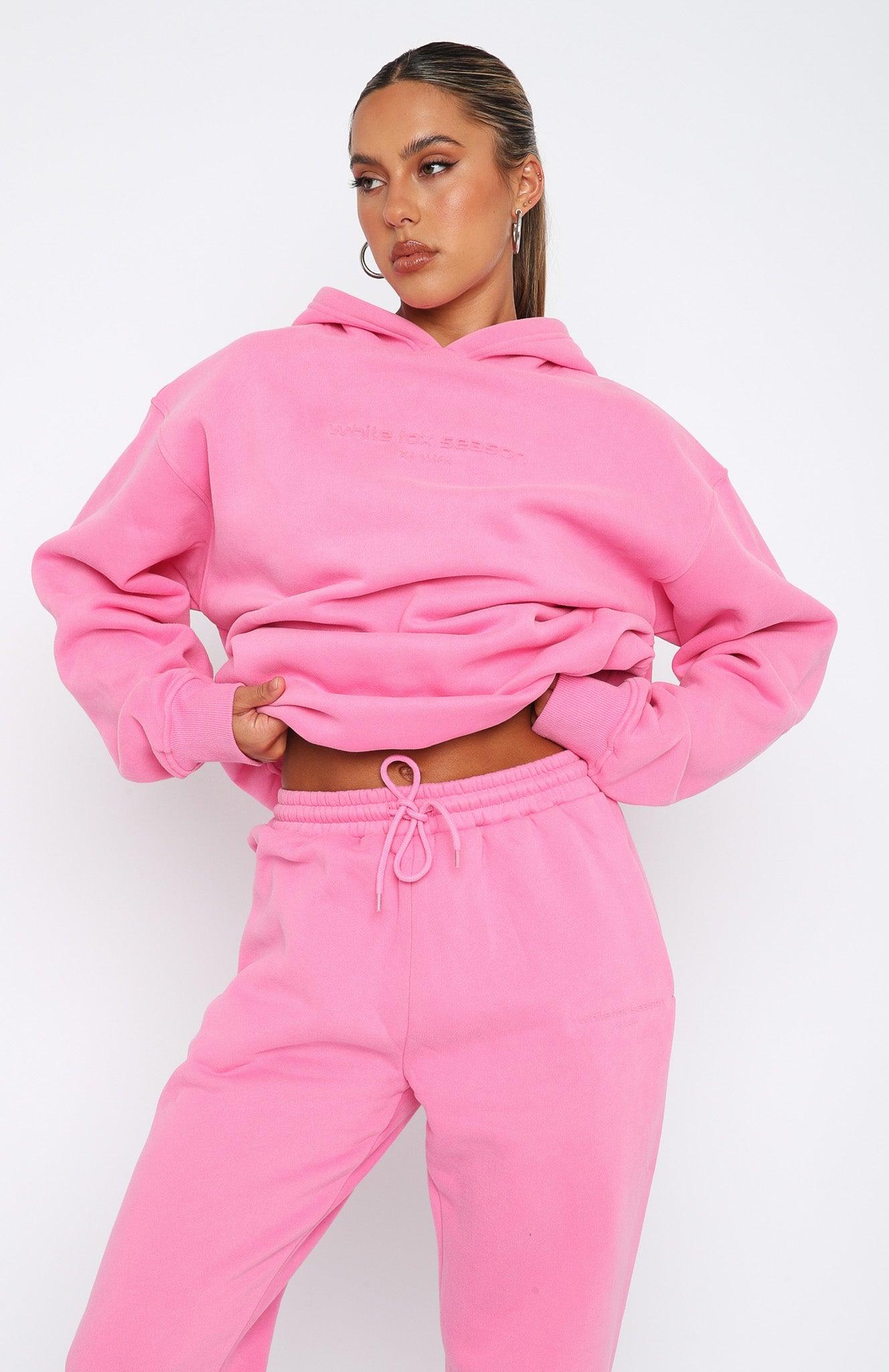 Future Forward Oversized Hoodie Candy Pink Product Image