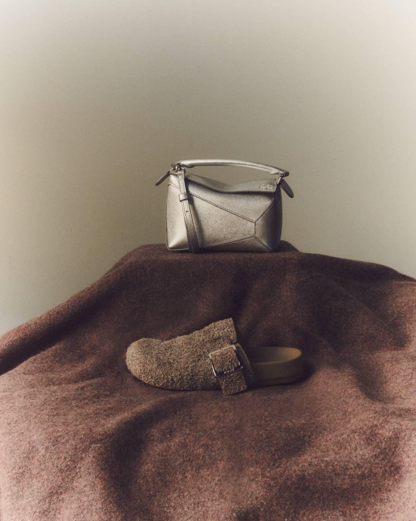 Ease Brushed Suede Buckle Mules Product Image