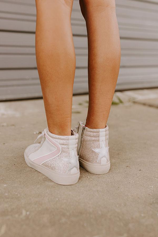 The Daphne Vintage Glitter Sneaker Product Image