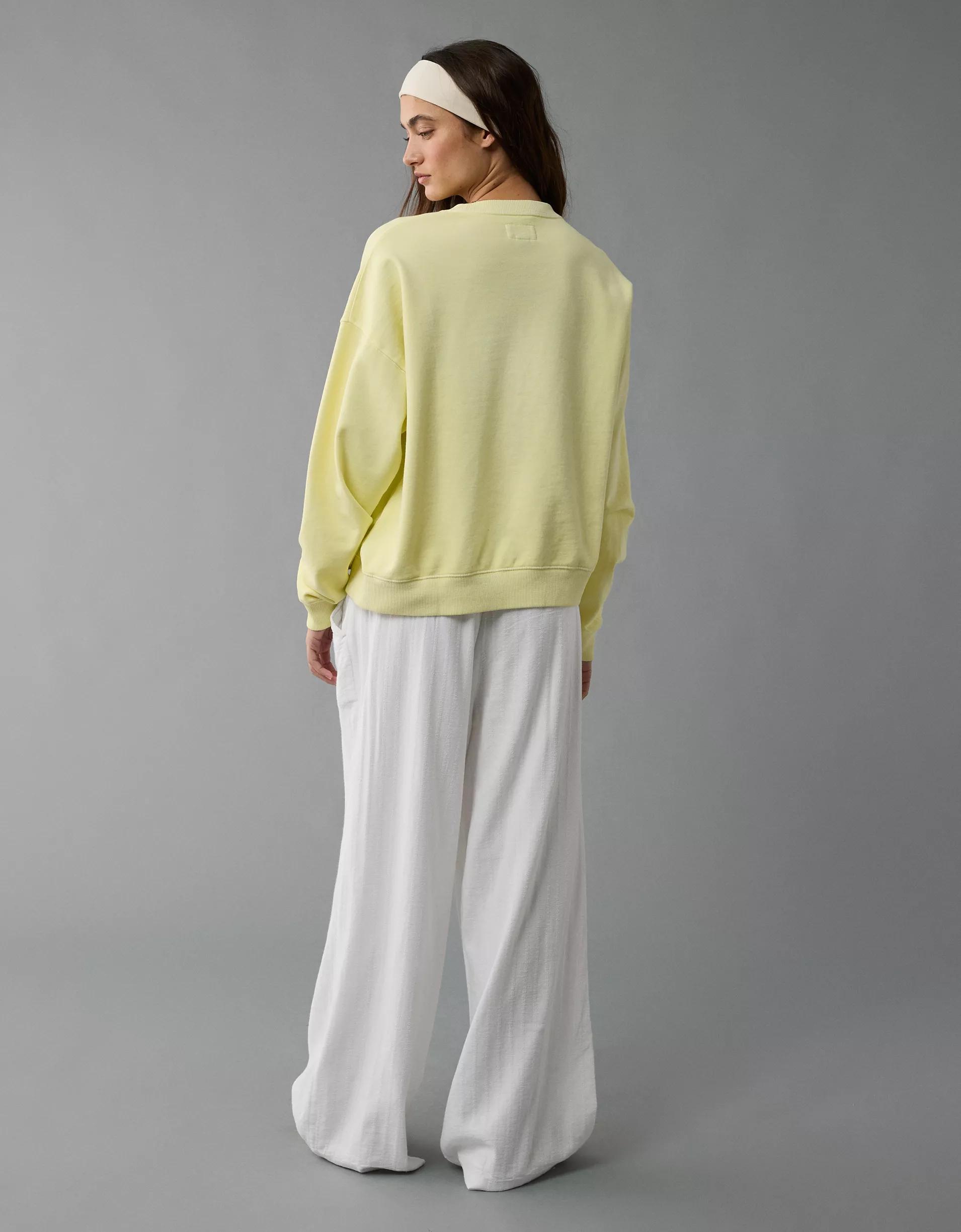 AE Relaxed Fit Destination Graphic Sweatshirt Product Image