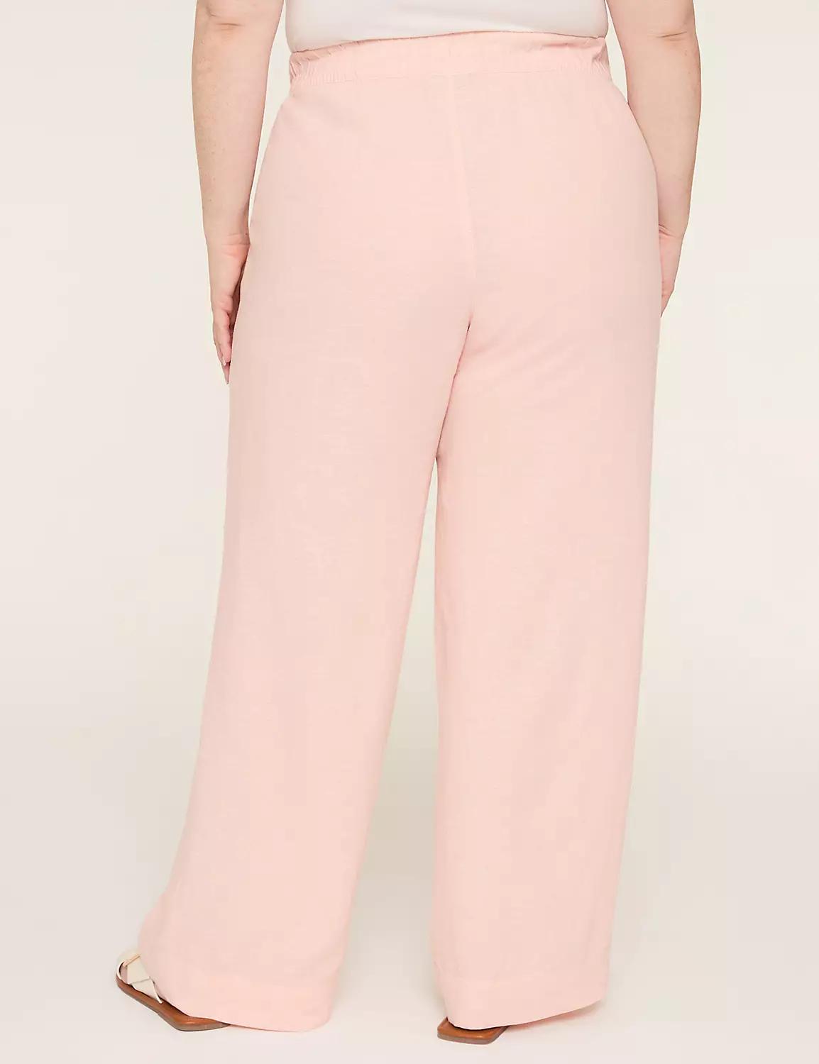 Linen Wide Leg Pant - New Sandal Length Product Image