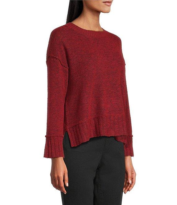 Westbound Wool Blend Long Sleeve Crew Neck Sweater Product Image