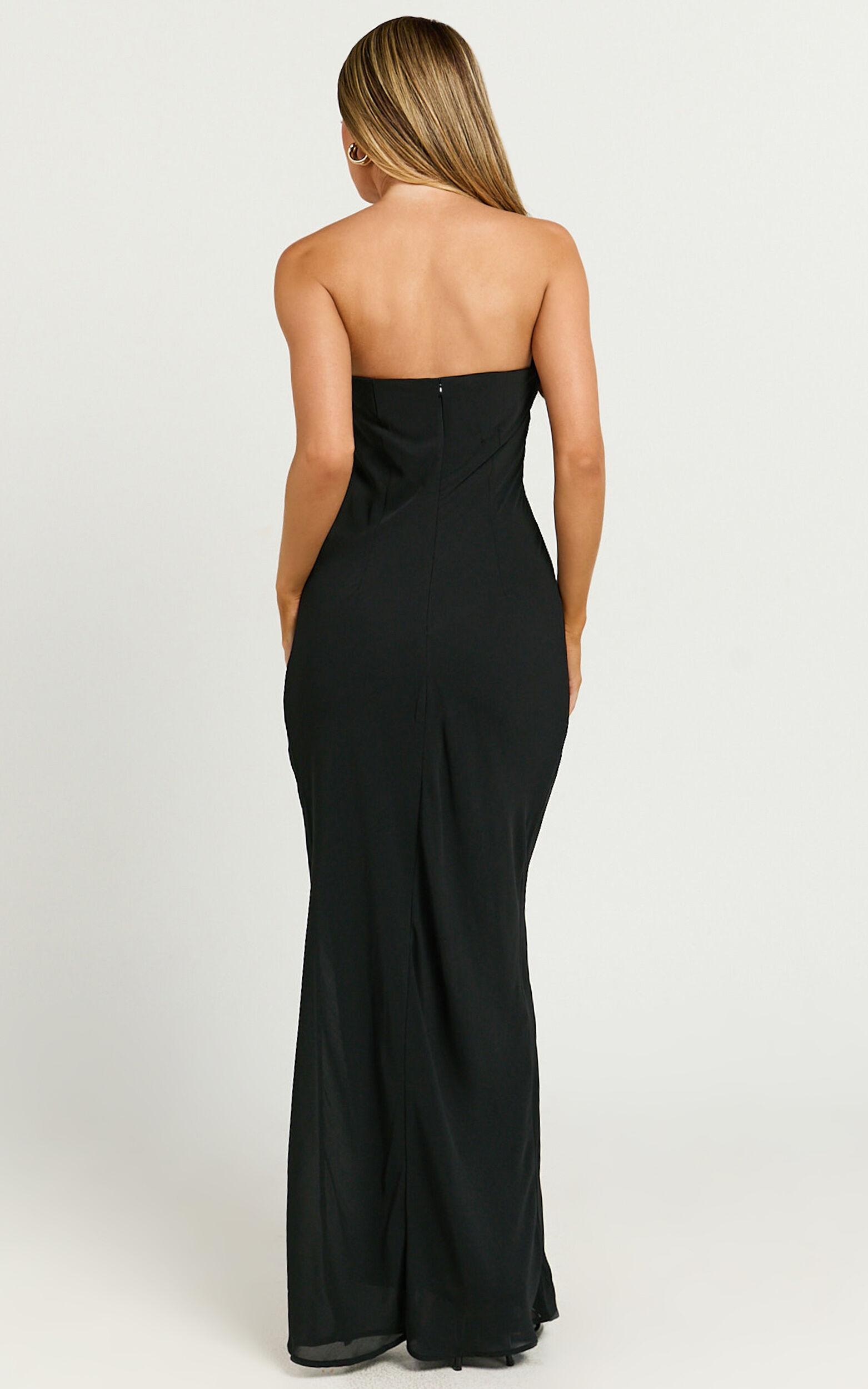 Runaway The Label - Maria Strapless Maxi Dress in Black Product Image