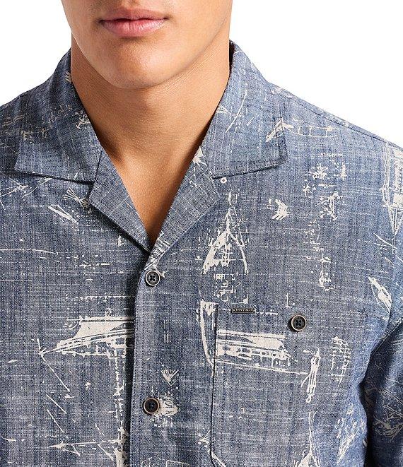 Buffalo David Bitton Sonix Printed Short Sleeve Woven Shirt Product Image