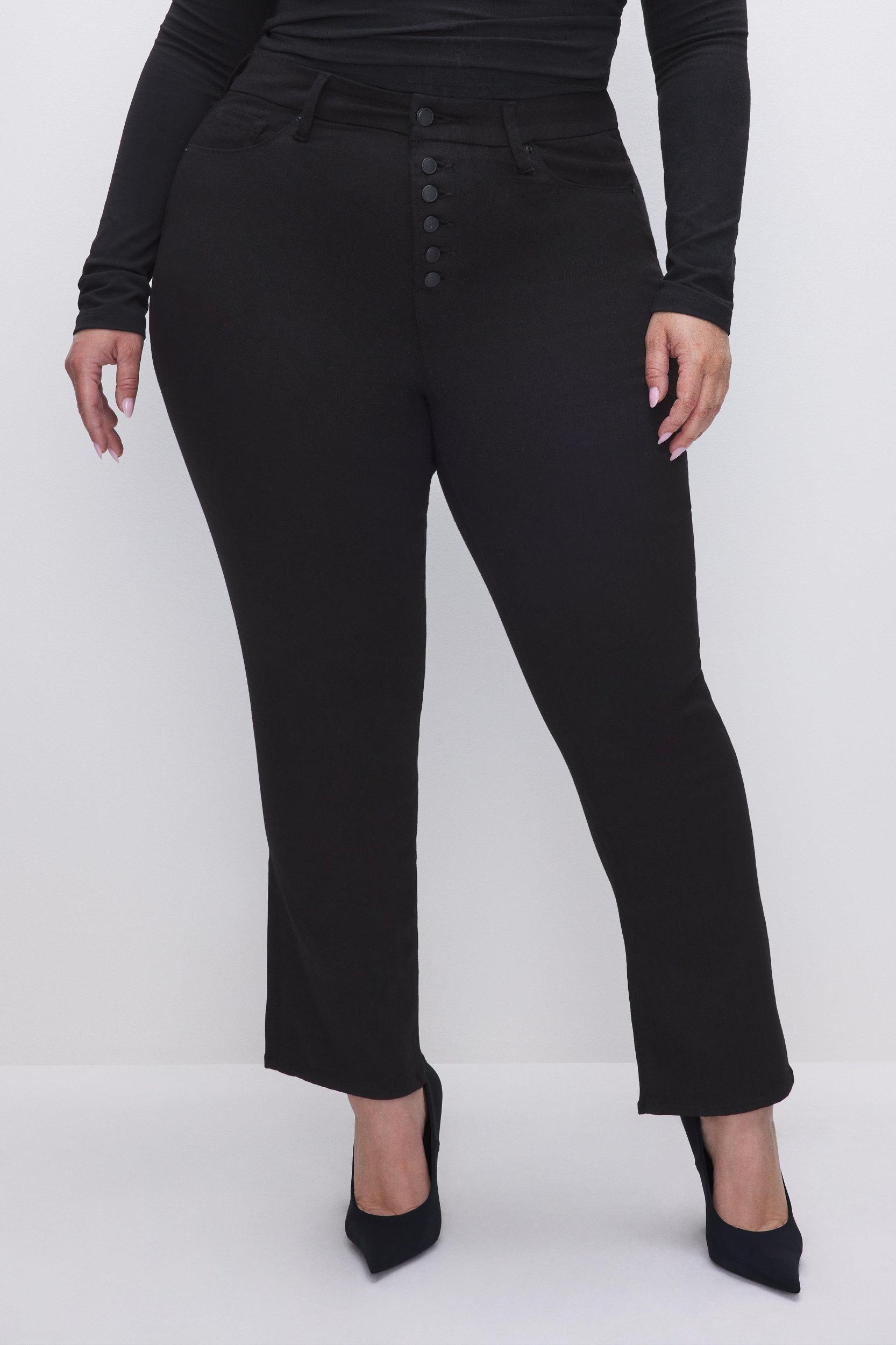 NEVER FADES GOOD LEGS STRAIGHT JEANS | BLACK001 Product Image