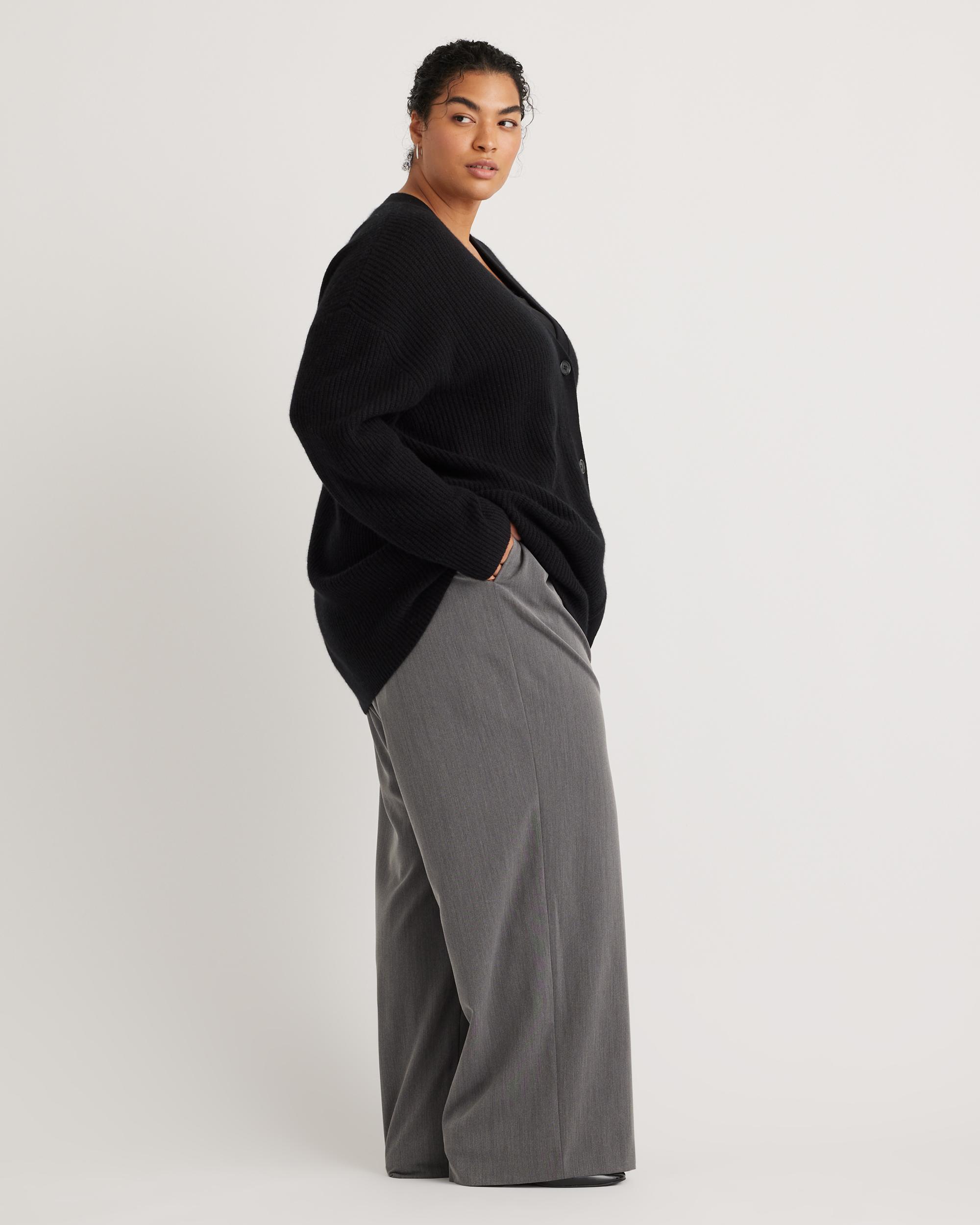 Quince | Women's Mongolian Cashmere Oversized Boyfriend Cardigan Sweater Product Image