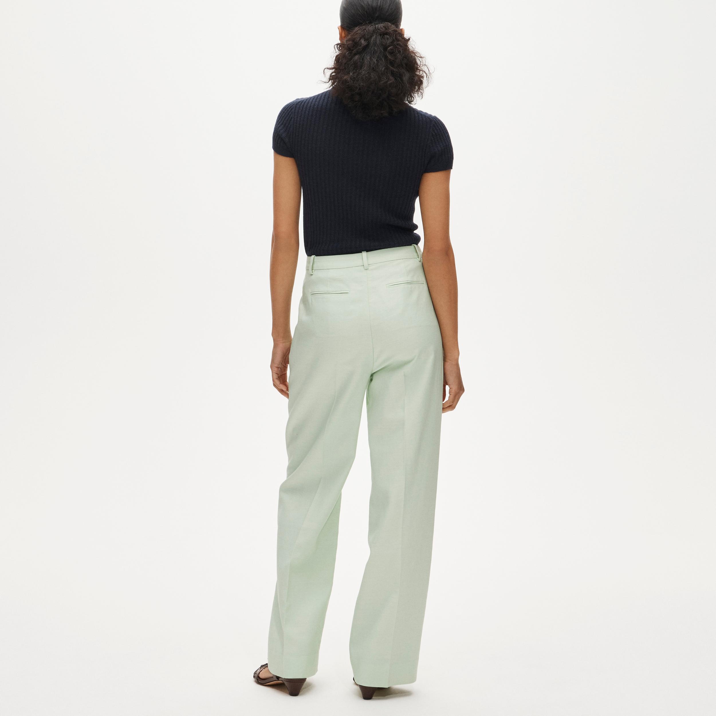 Essential wide-leg pant in Gramercy linen blend Product Image