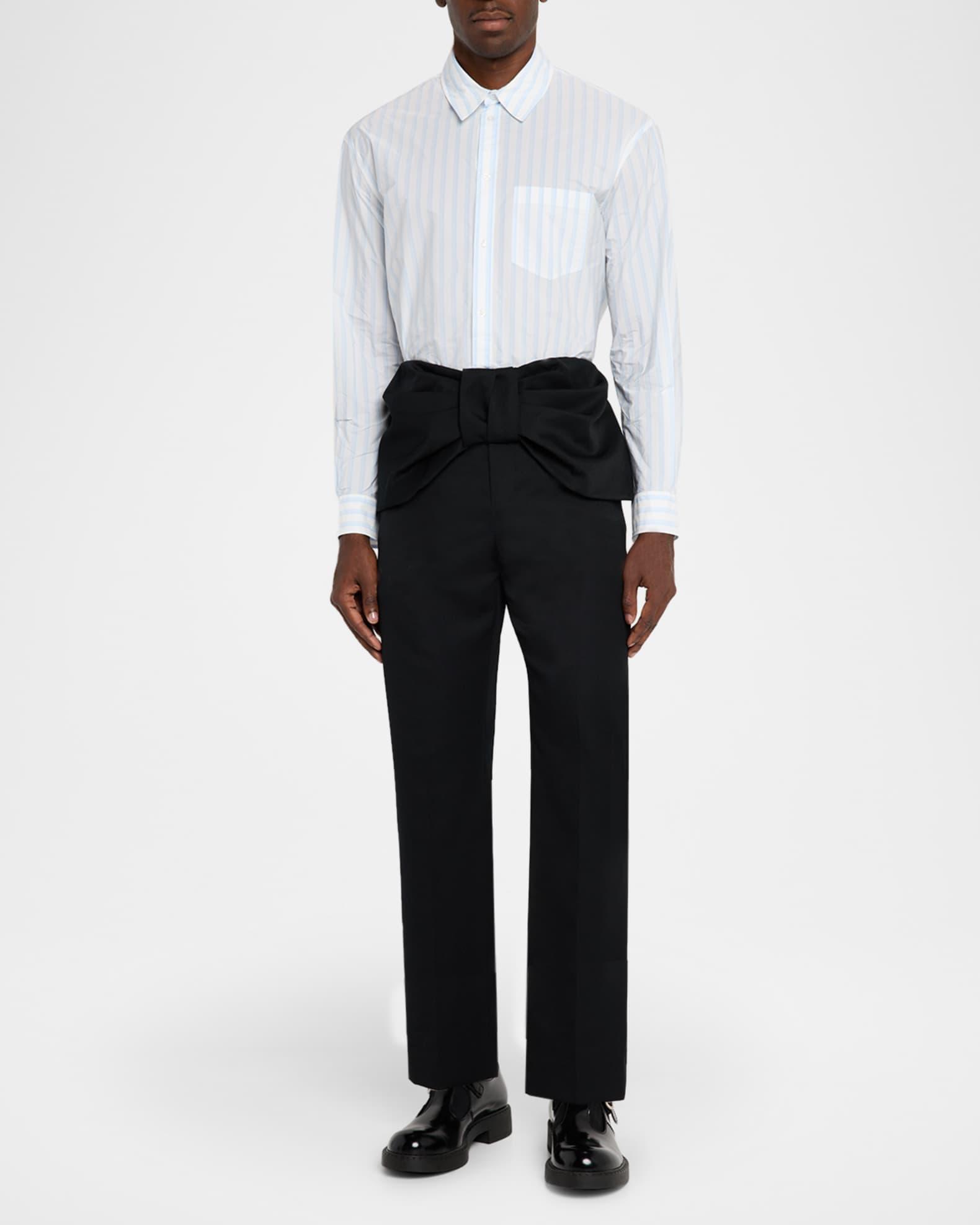 Men's Multi-Stripe Pocket Sport Shirt Product Image