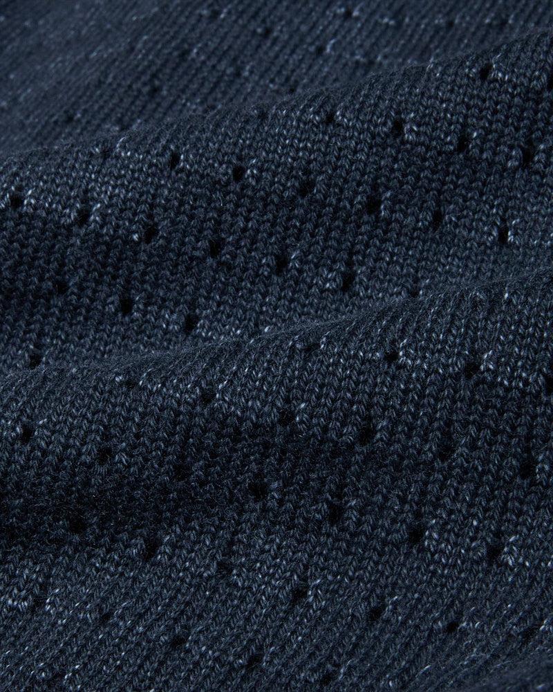 Washed Pointelle Buttondown - Violet Product Image