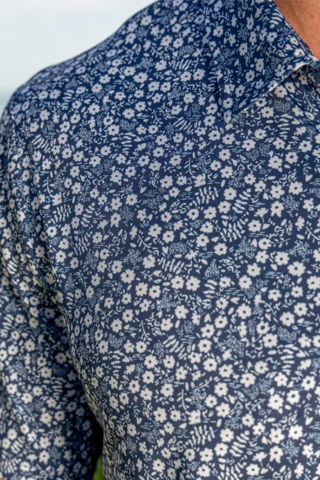 Cobbtown Floral Print Polo Product Image