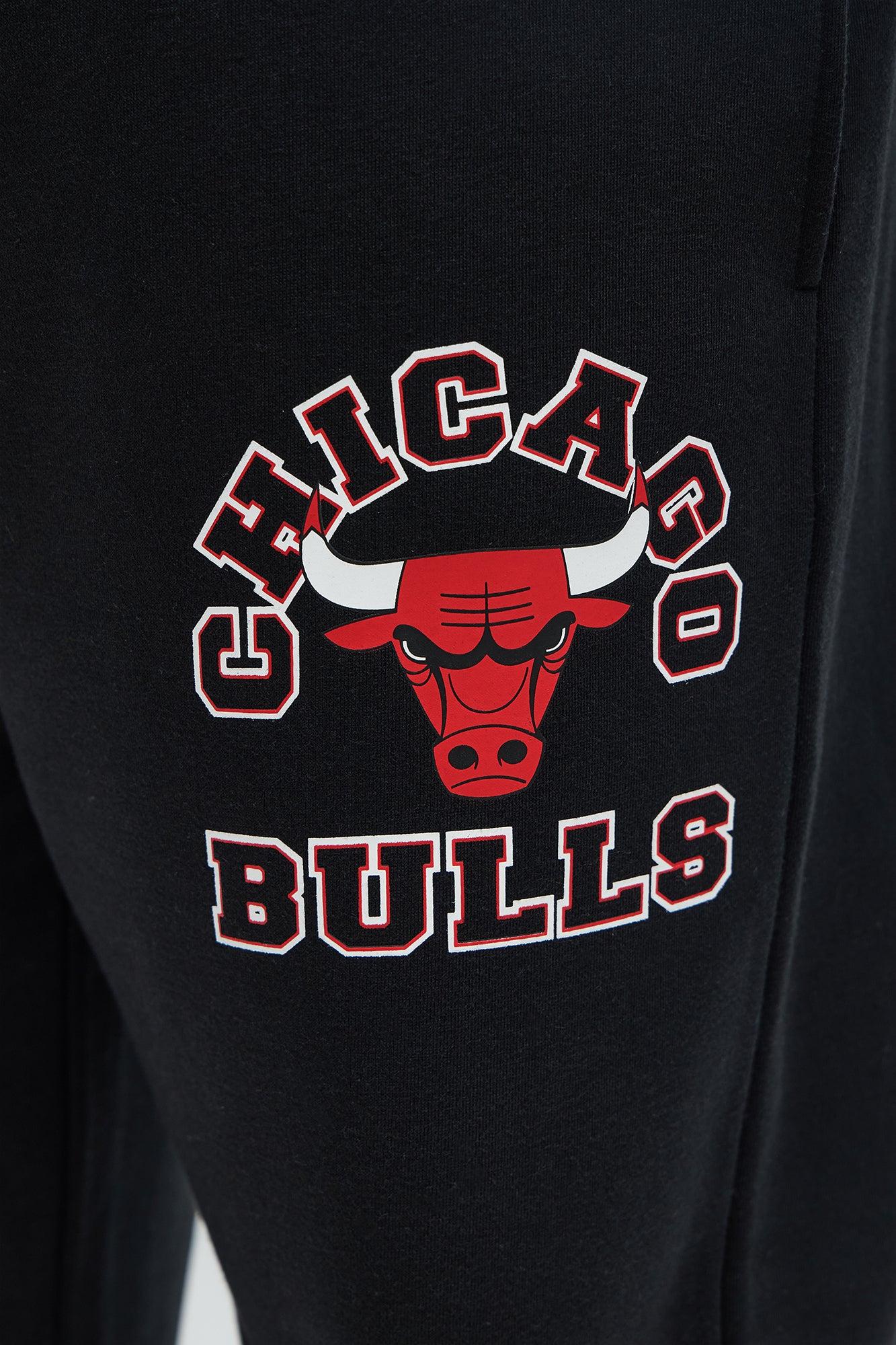 Bulls Basketball Sweatpants - Black Male Product Image