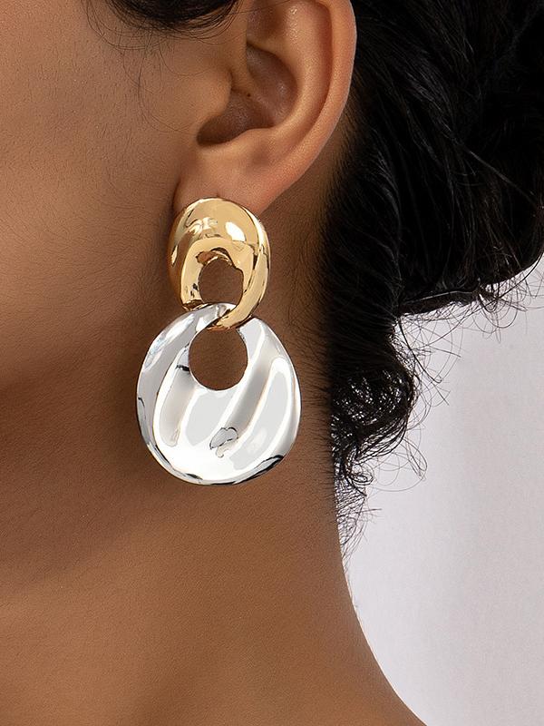 Geometric Drop Earrings Product Image