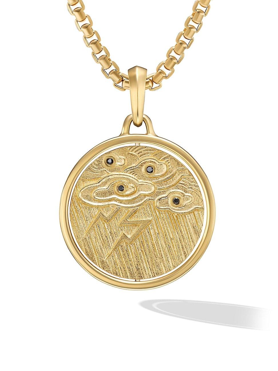 Mens Storm Duality Amulet in 18K Yellow Gold Product Image