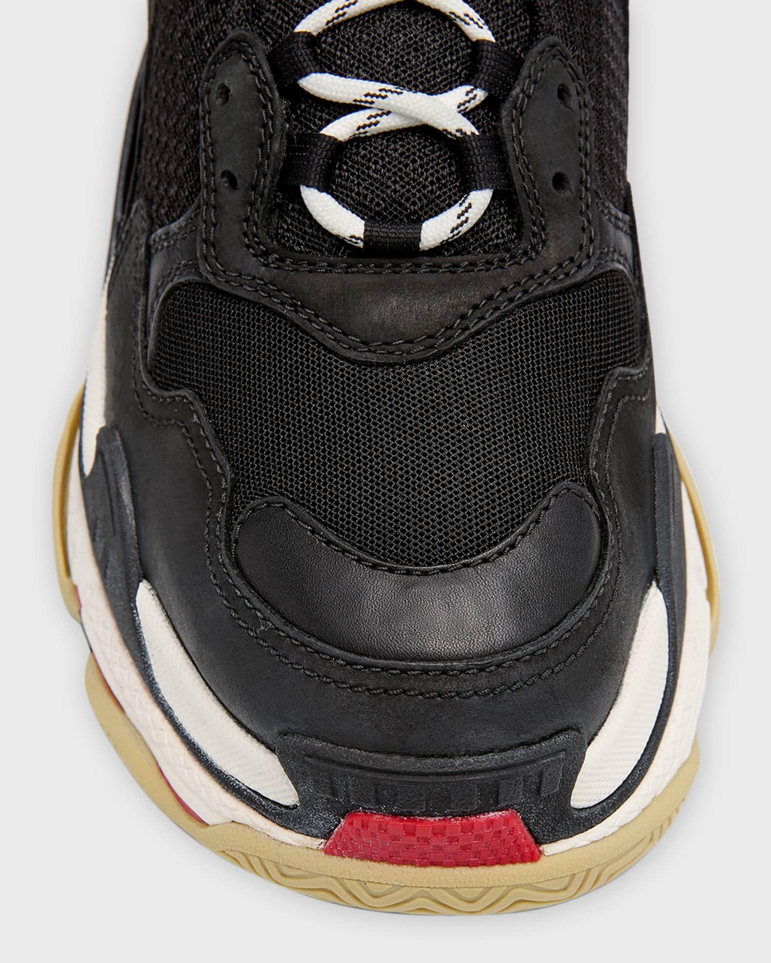 Men's Triple S Mesh Leather Sneakers Product Image