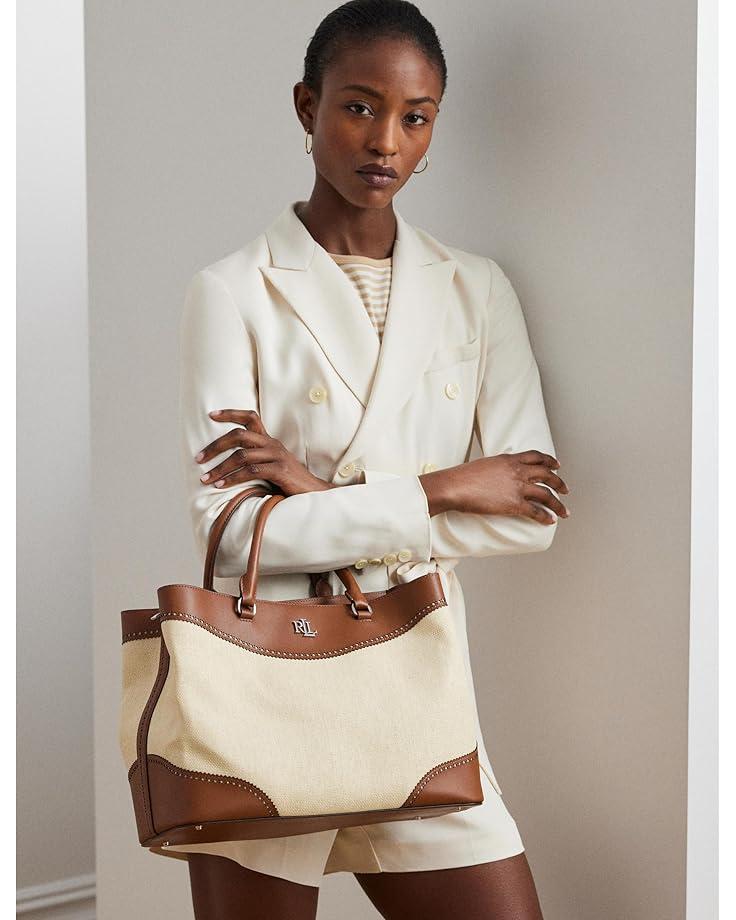 Leather Small Farrah Satchel Product Image