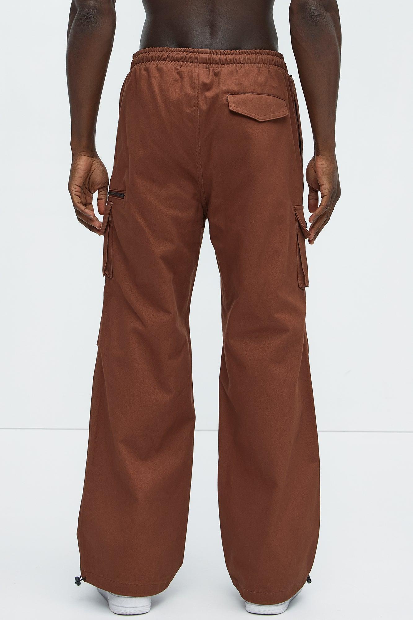 Practicable Baggy Utility Pants - Brown Product Image