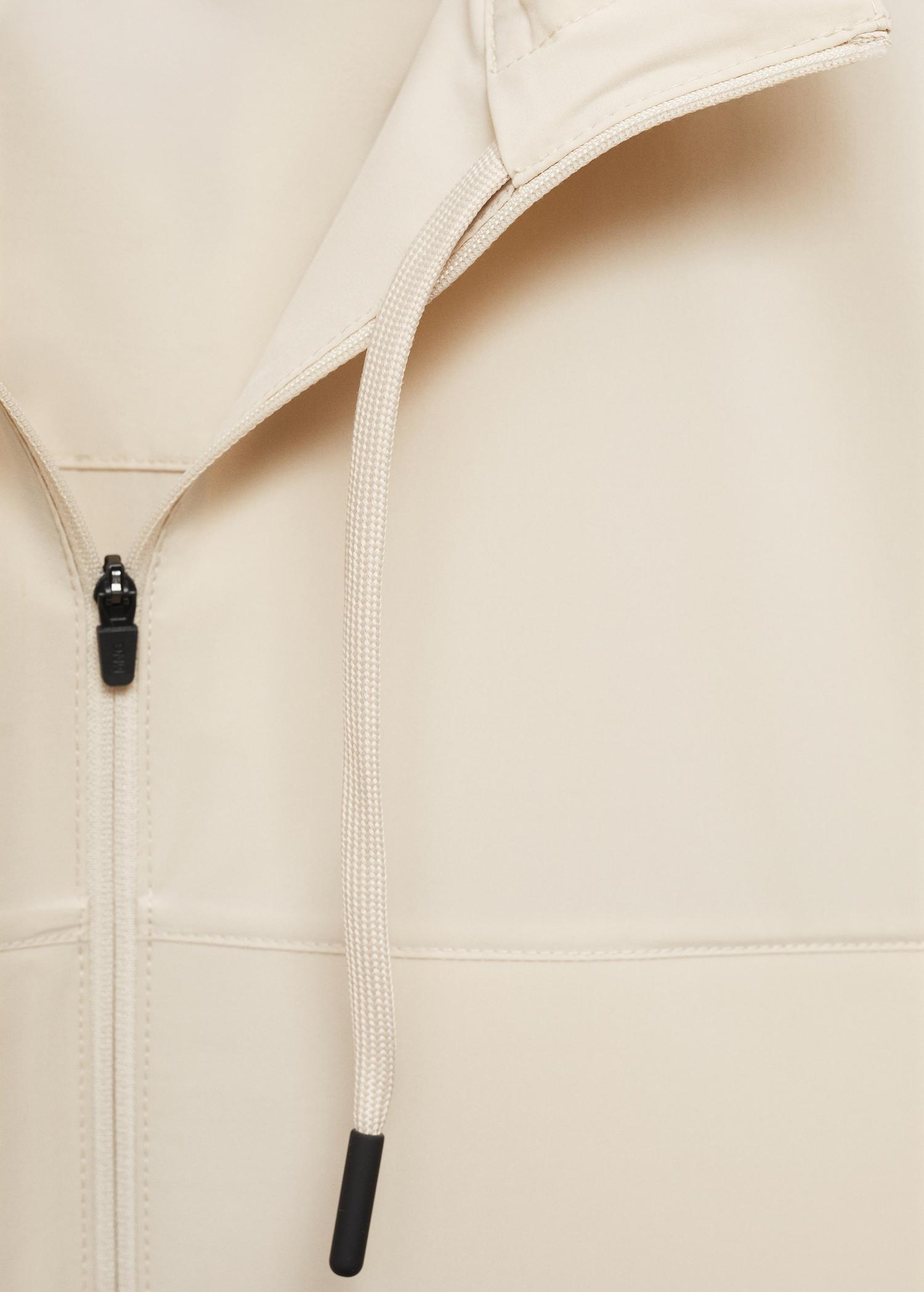 Water-repellent COOLMAX® jacket - Men | MANGO USA Product Image