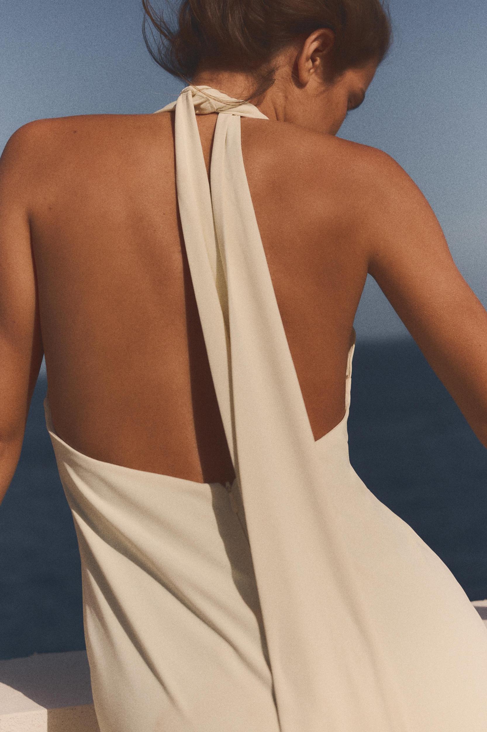 LONG HALTER DRESS Product Image