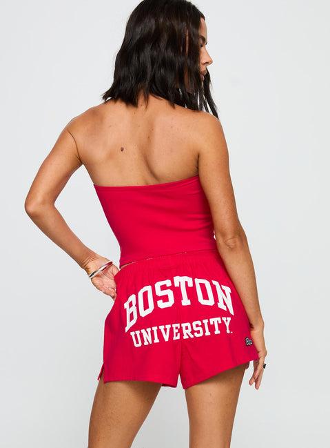 Boston University Soffee Shorts Red Product Image