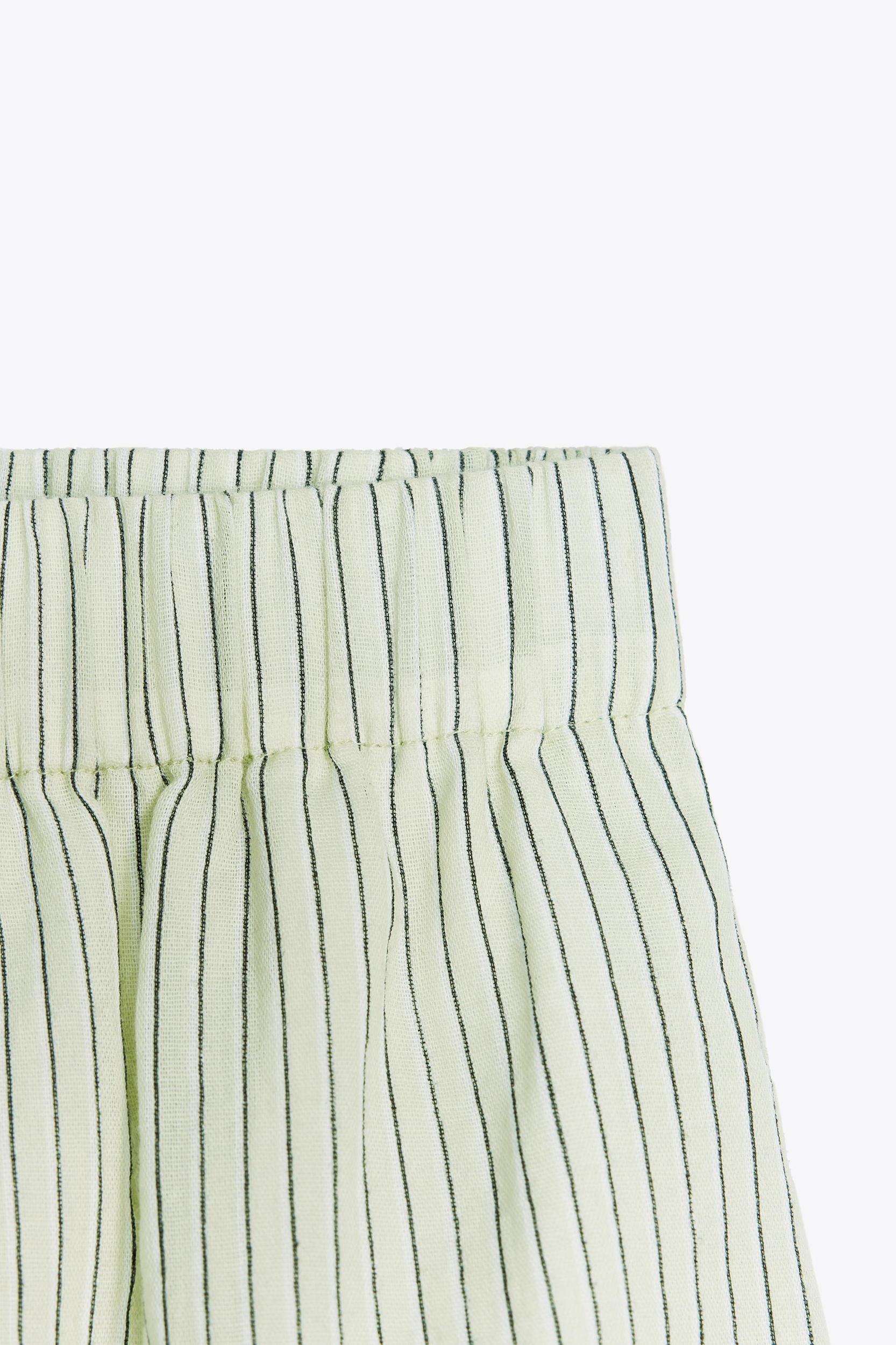 GAUZE PAJAMA SHORTS Product Image