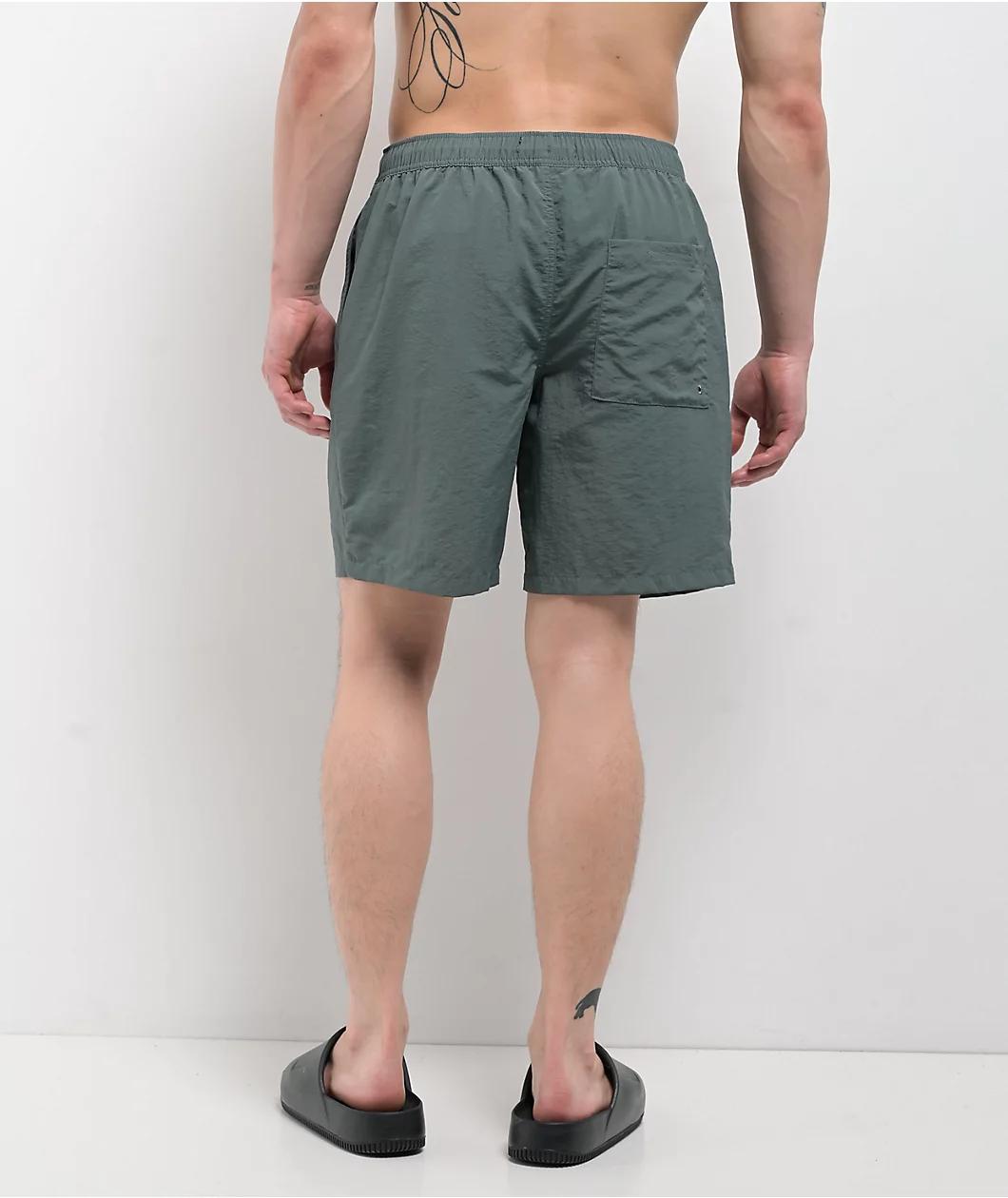 Empyre Grom Dark Green Board Shorts Product Image