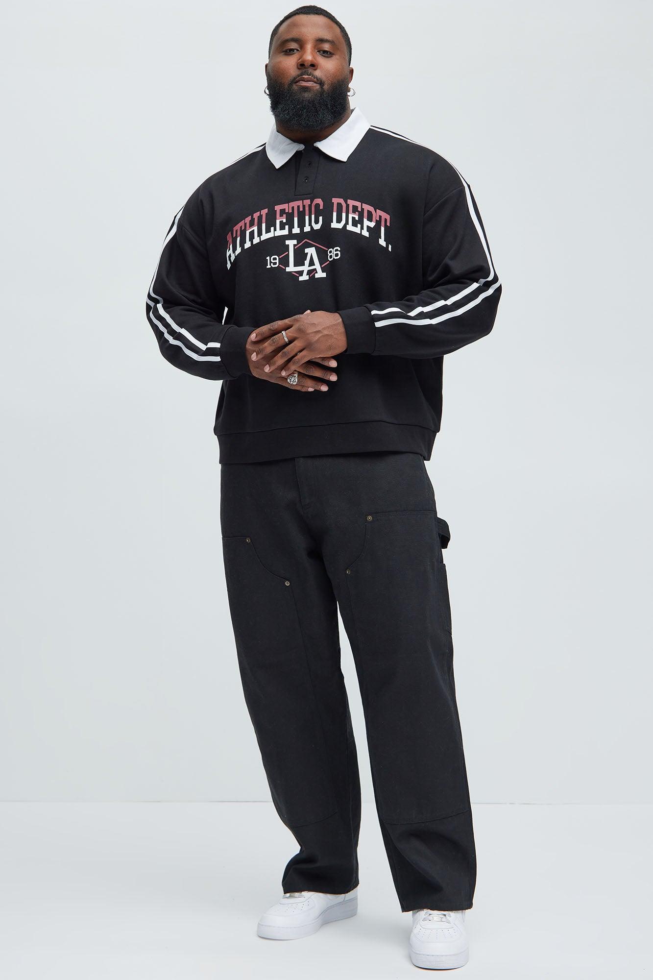 LA 1966 Athletic Dept. Collar Sweatshirt - Black Product Image